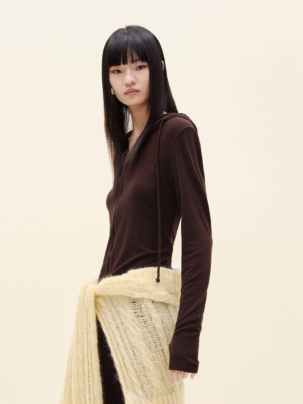 Drawstring Hooded Jacket