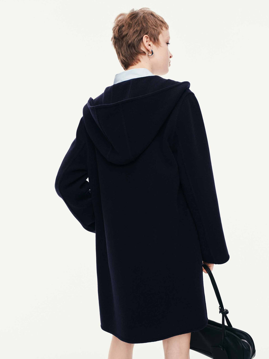 With Belt Hooded Coat