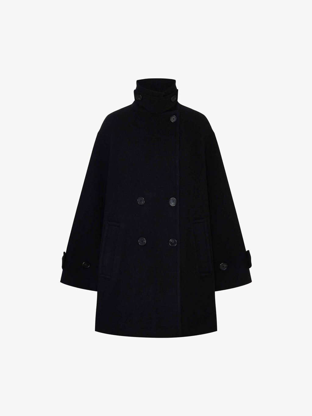Lapel Double Breasted Coat