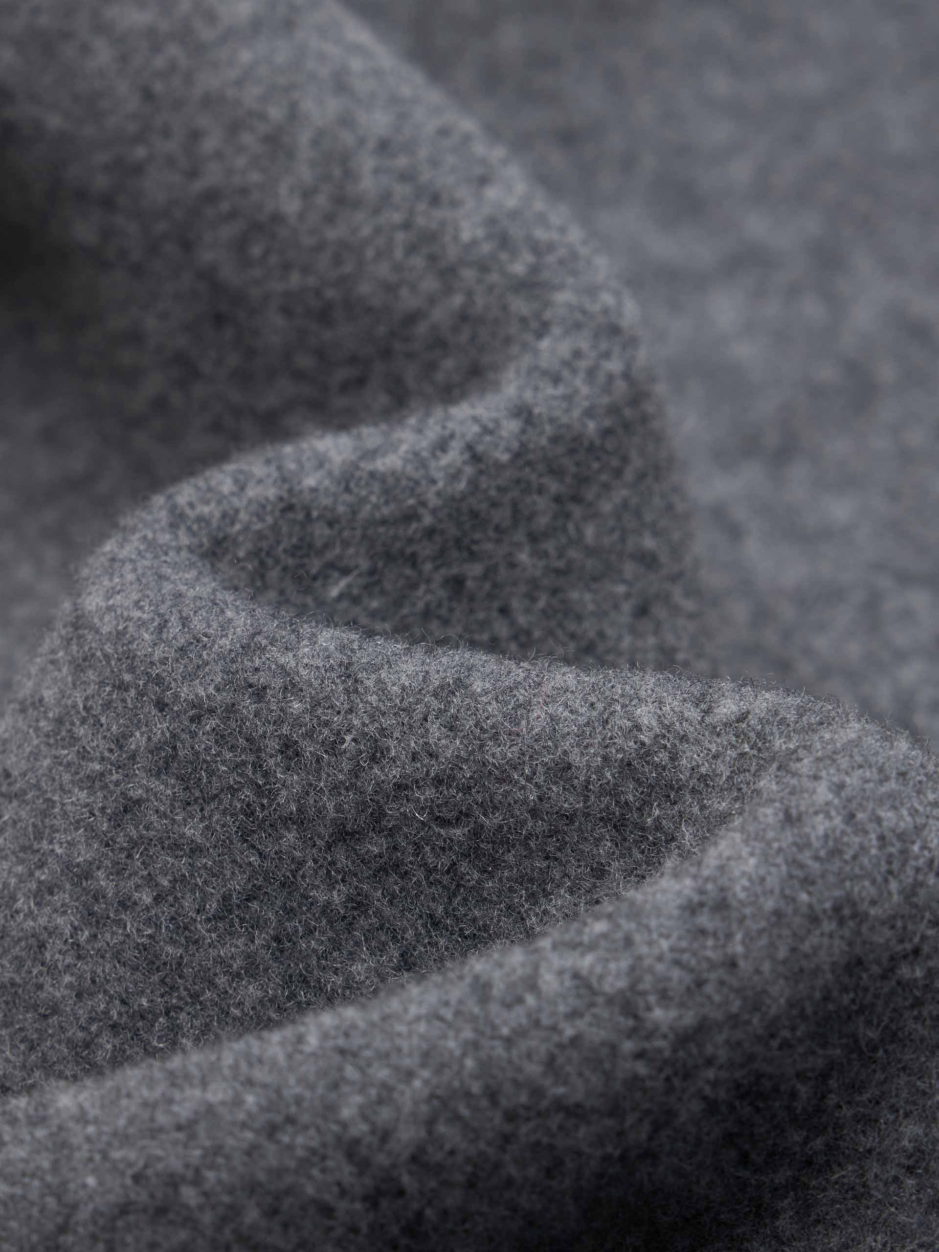 Drawstring Detail Wool Coat