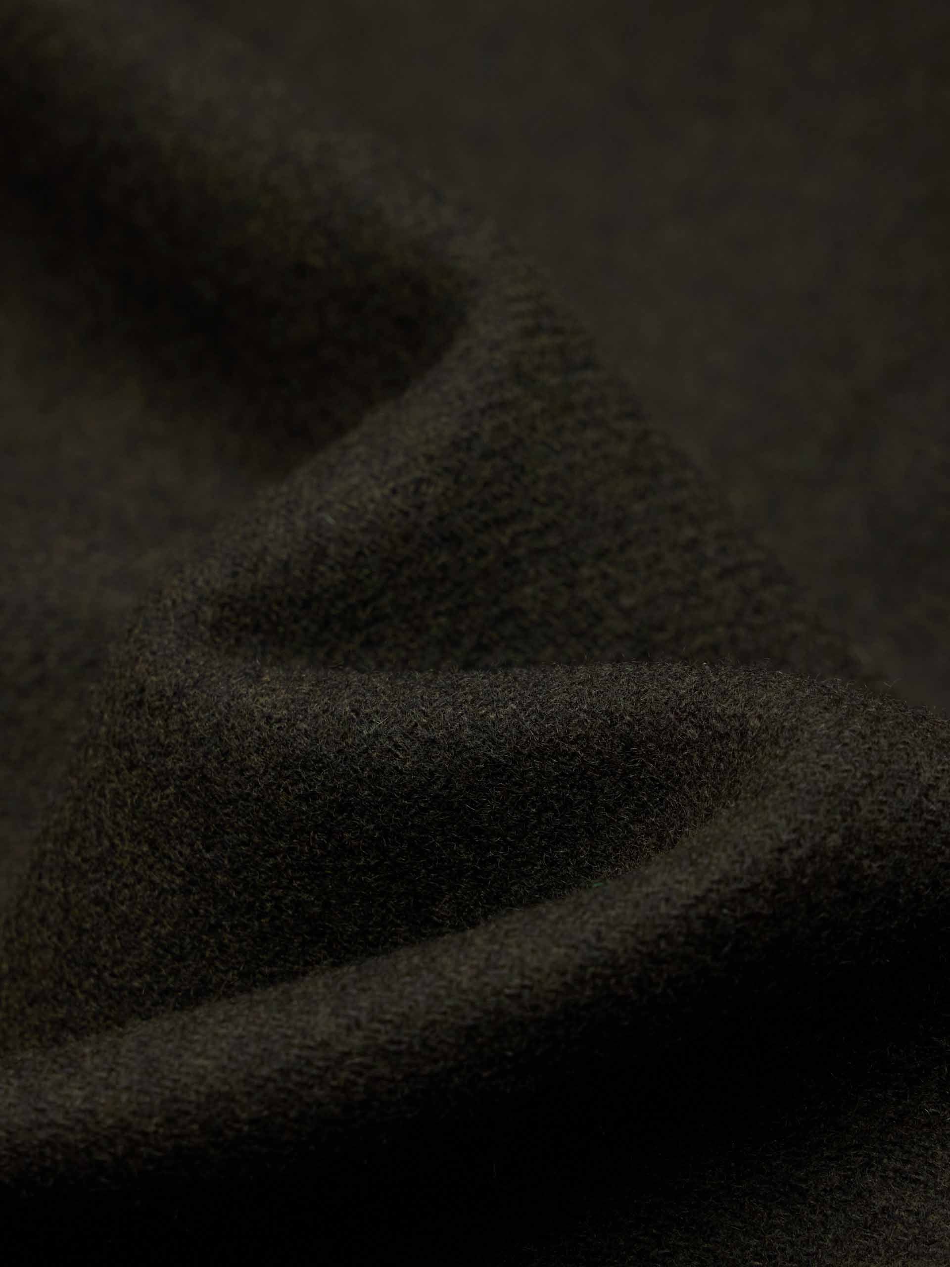 Double Breasted Wool Blend Coat
