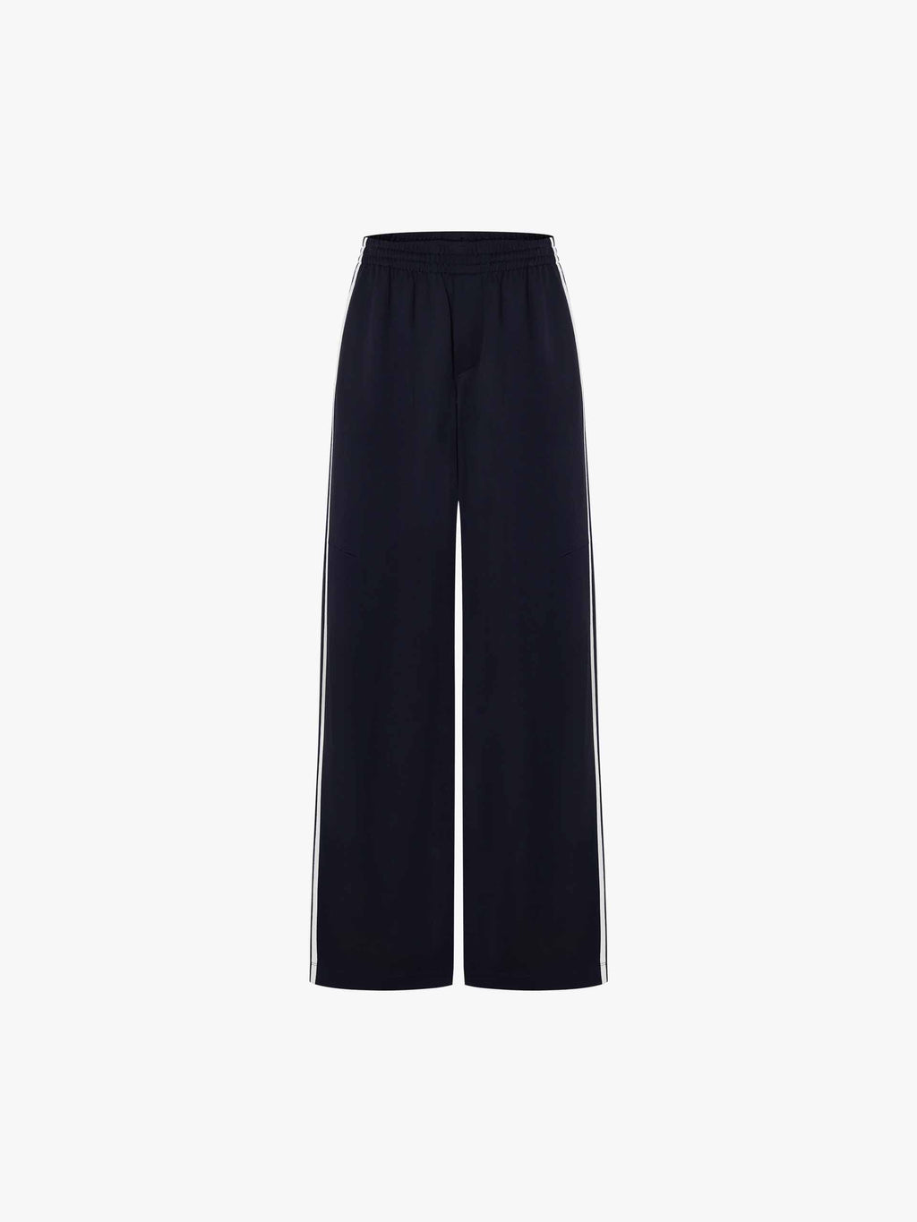 Contrast Trim Drawstring Trousers