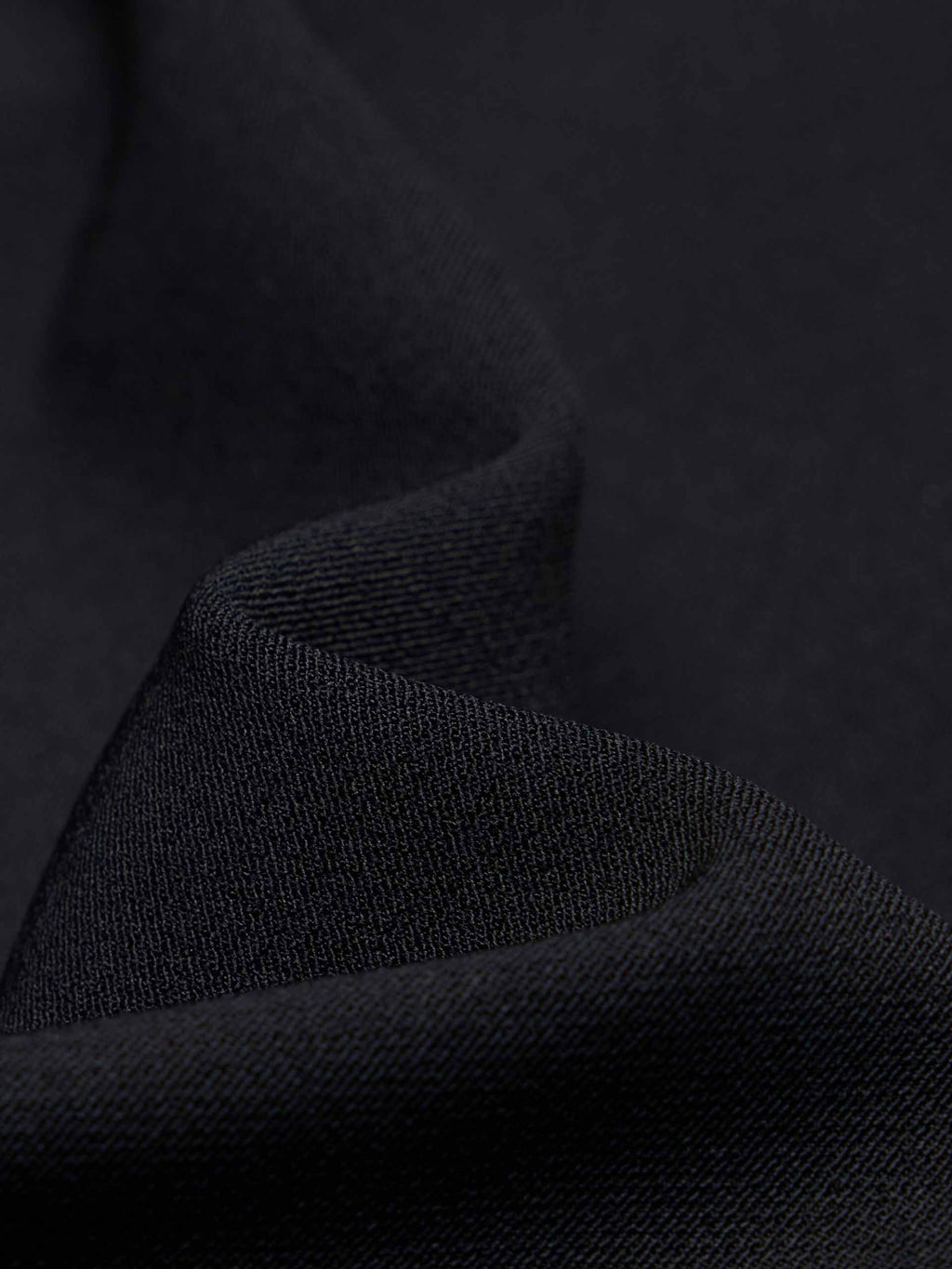 Mid Waist Straight Black Pants