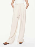 Cotton Drawstring Relaxed Trousers