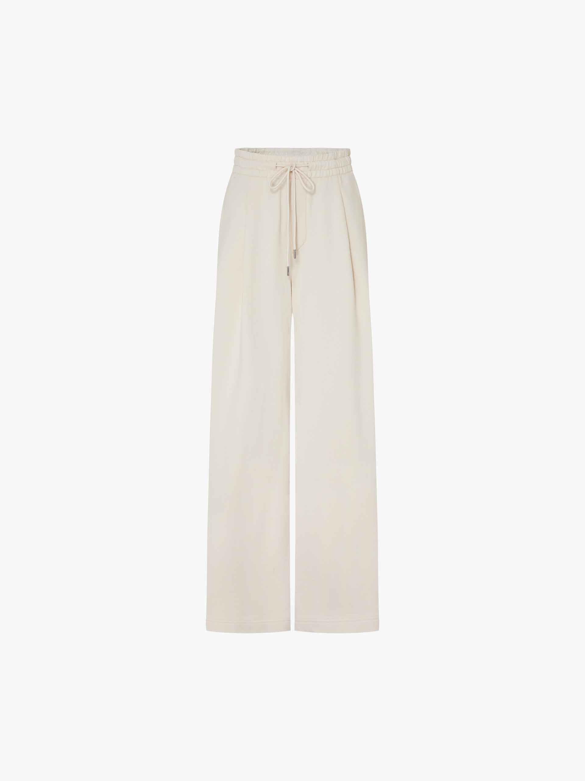 Cotton Drawstring Relaxed Trousers