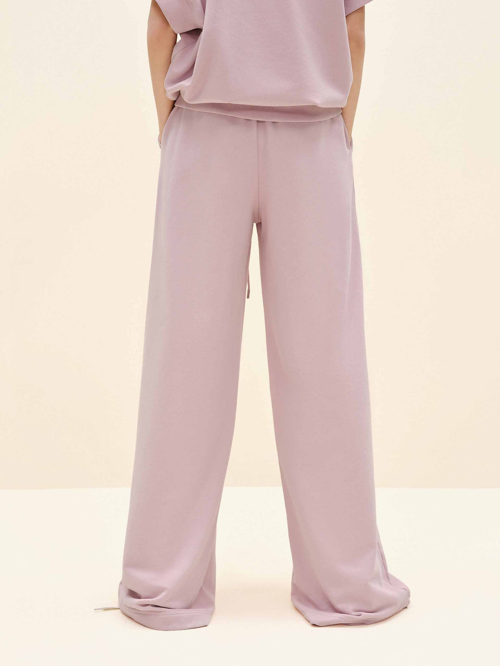 Cotton Drawstring Relaxed Trousers