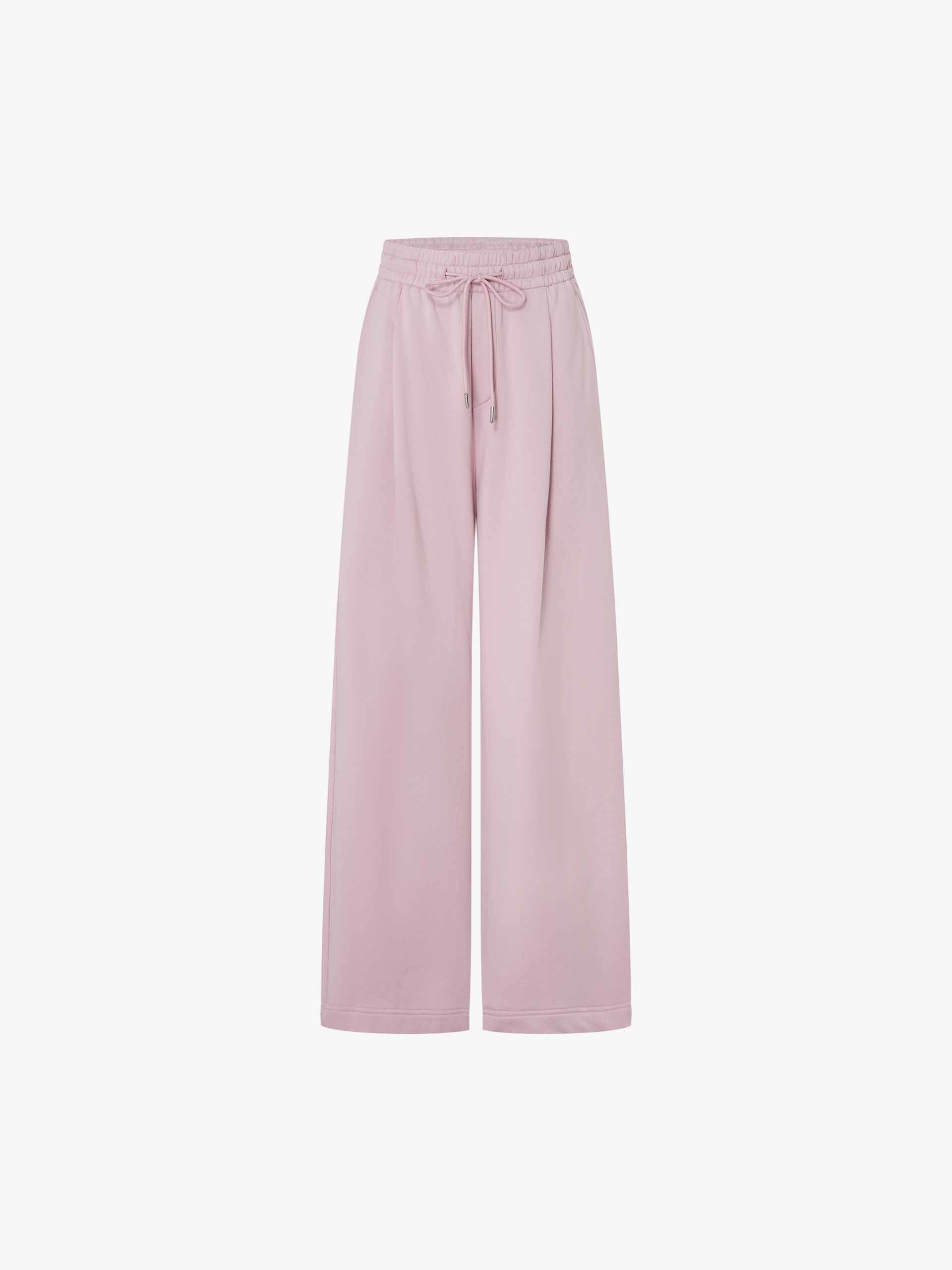 Cotton Drawstring Relaxed Trousers