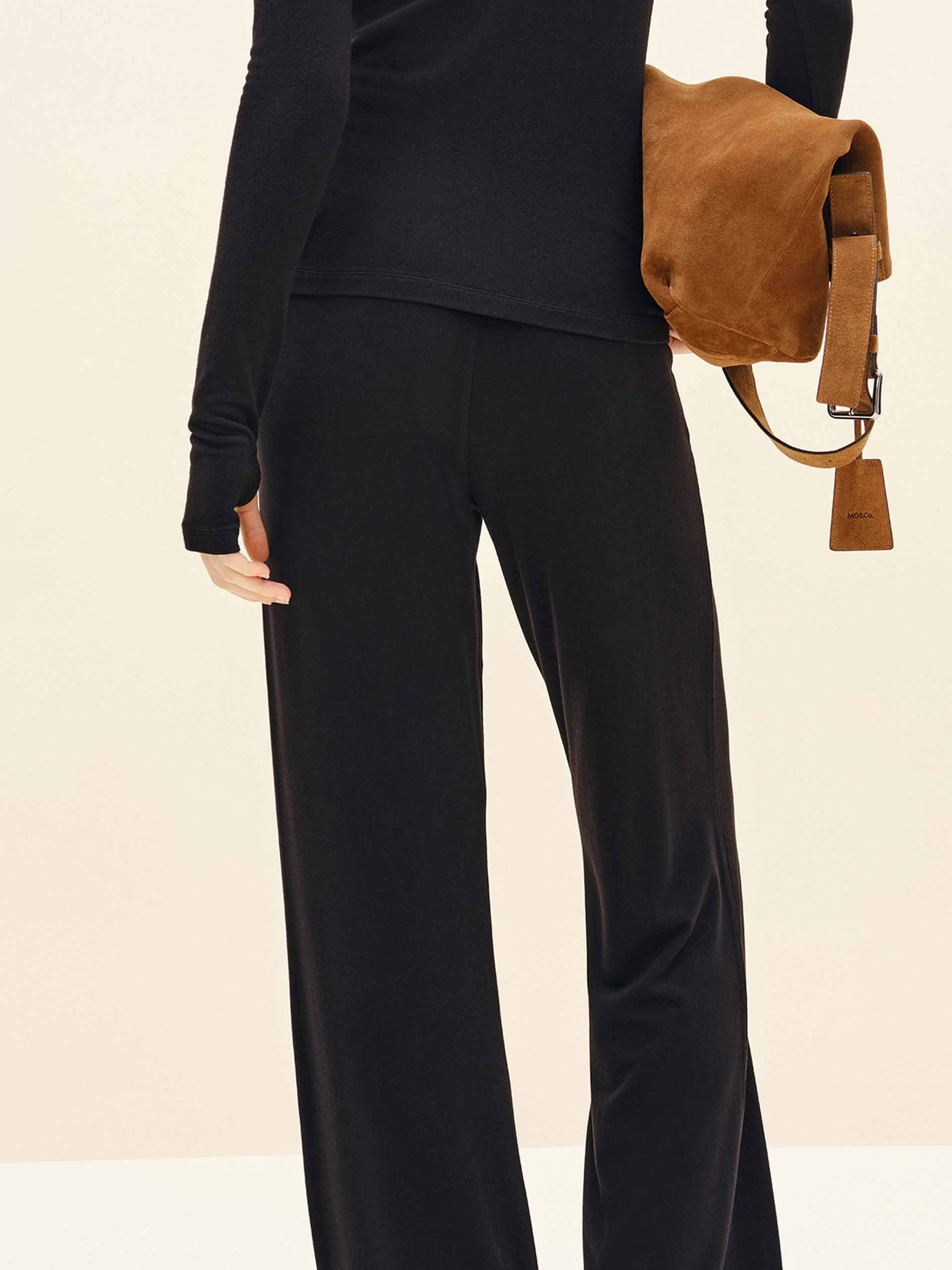 Drawstring Flared Trousers