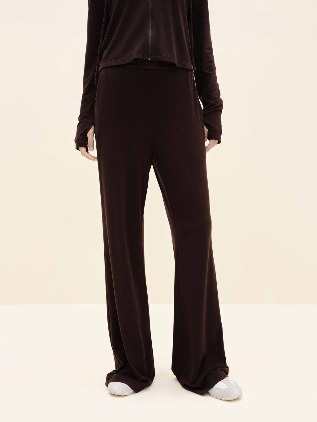 Drawstring Flared Trousers