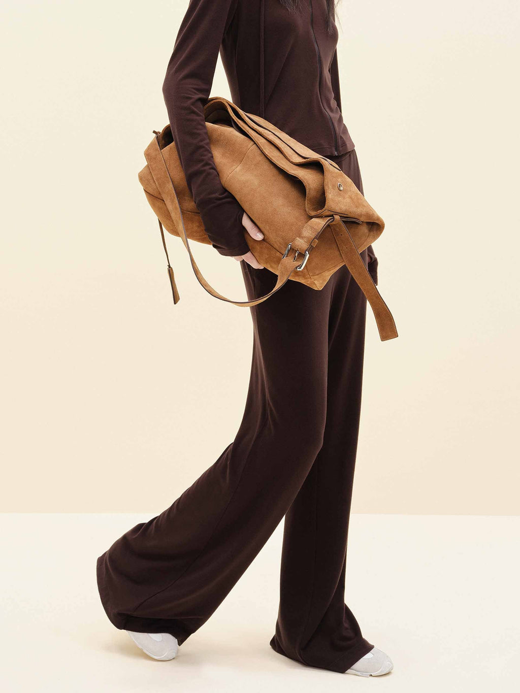 Drawstring Flared Trousers