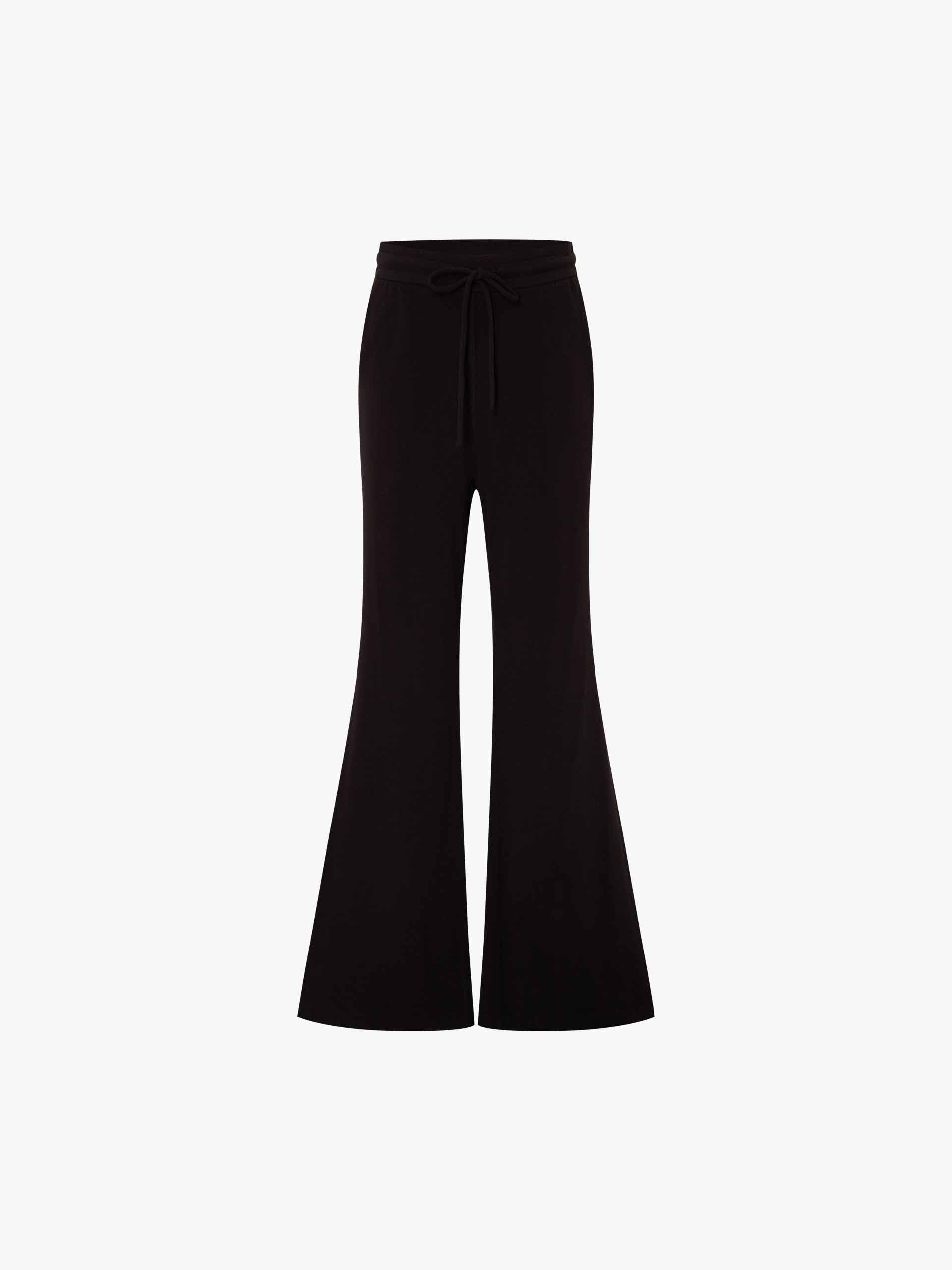 Drawstring Flared Trousers