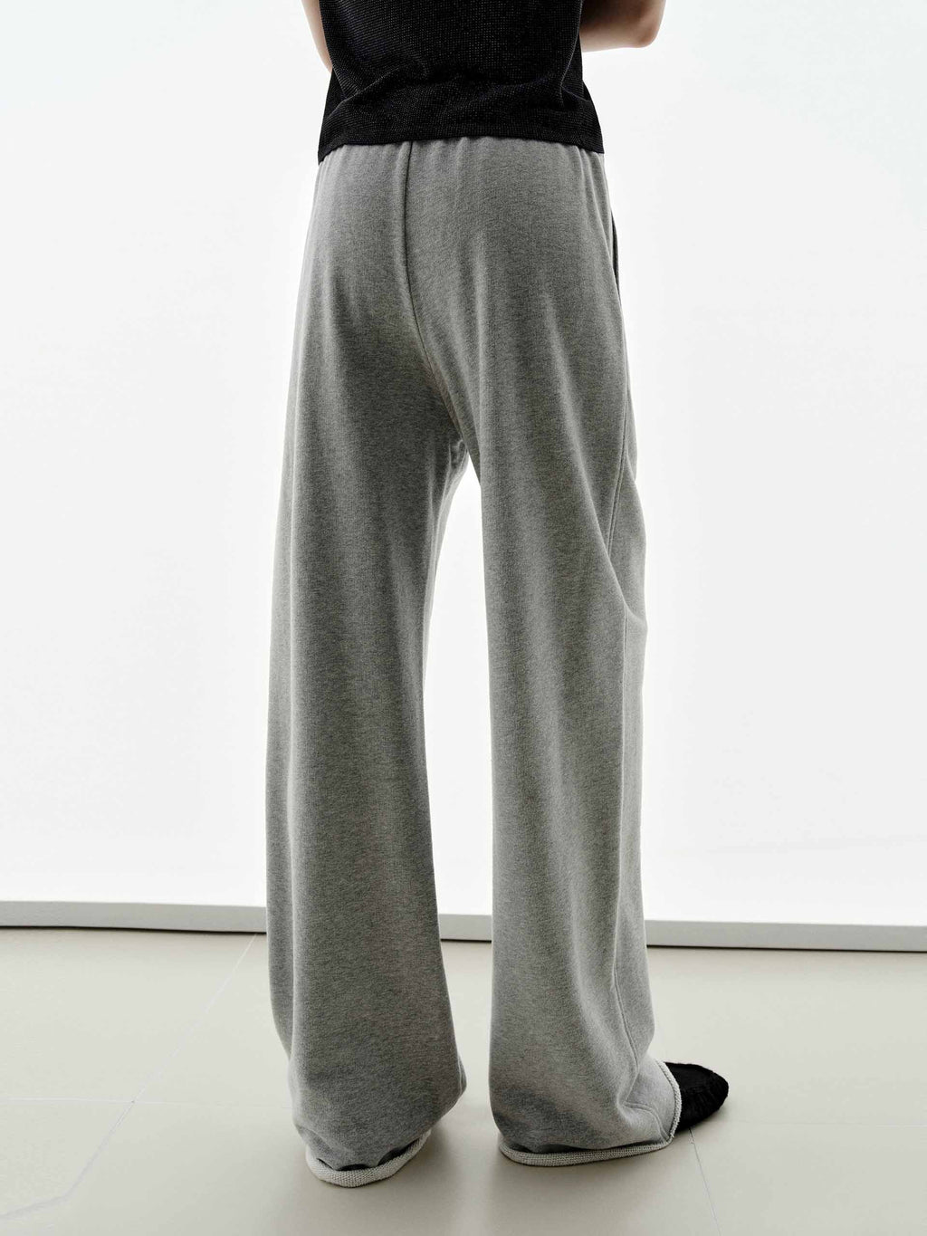 Cotton Drawstring Detail Trousers