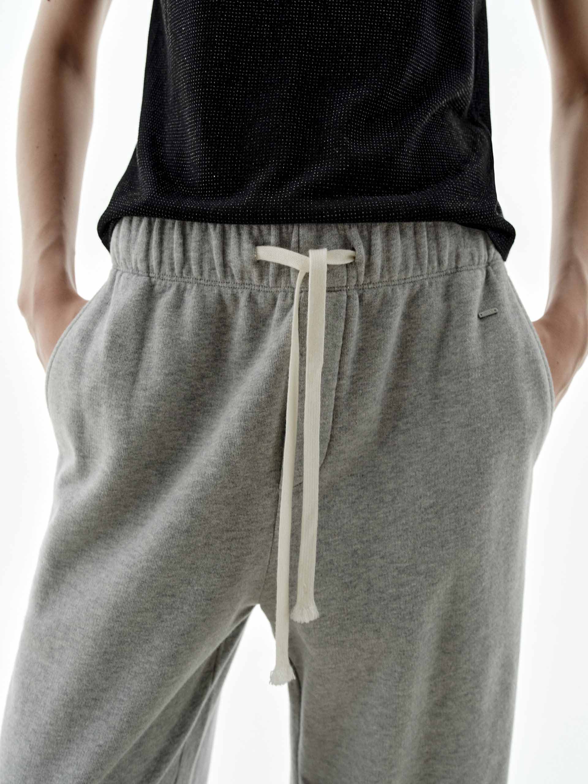 Cotton Drawstring Detail Trousers