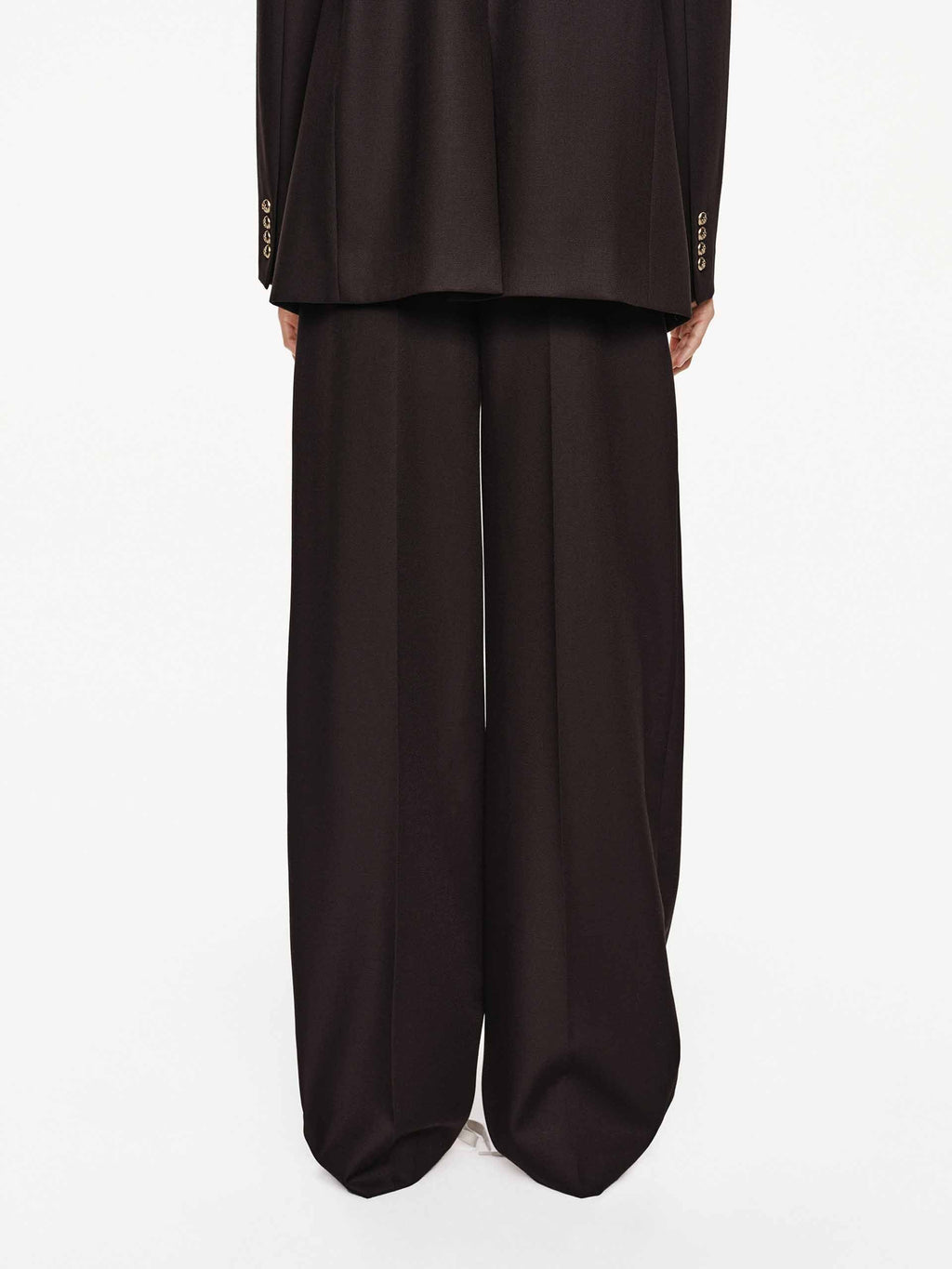 Relaxed Barrel Leg Trousers