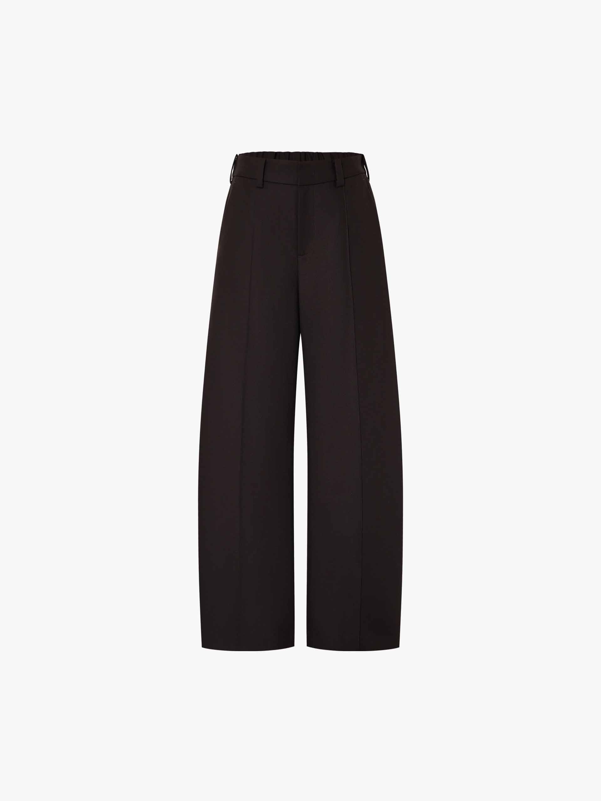 Relaxed Barrel Leg Trousers