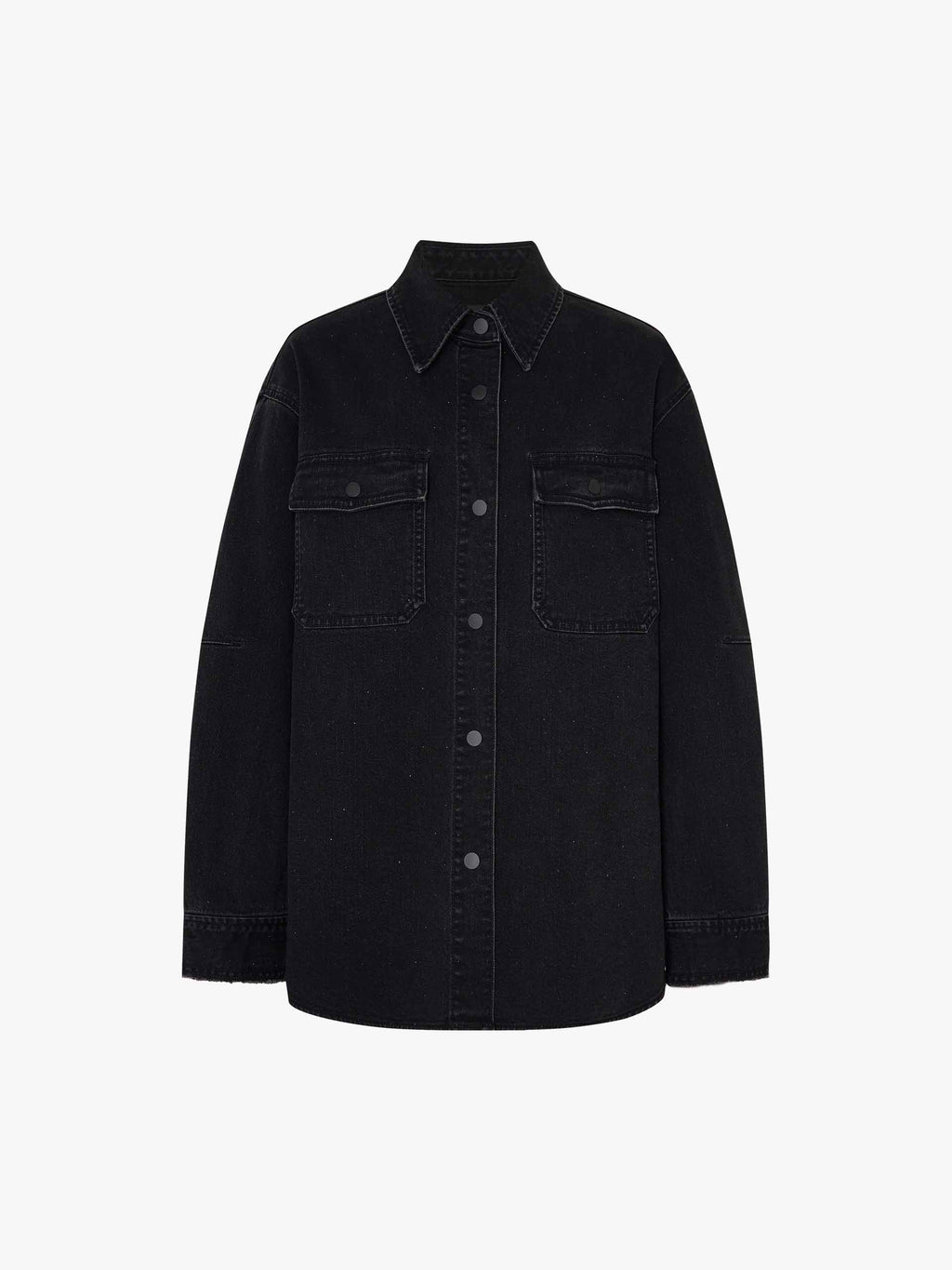 Hotfix Rhinestones Denim Shirt