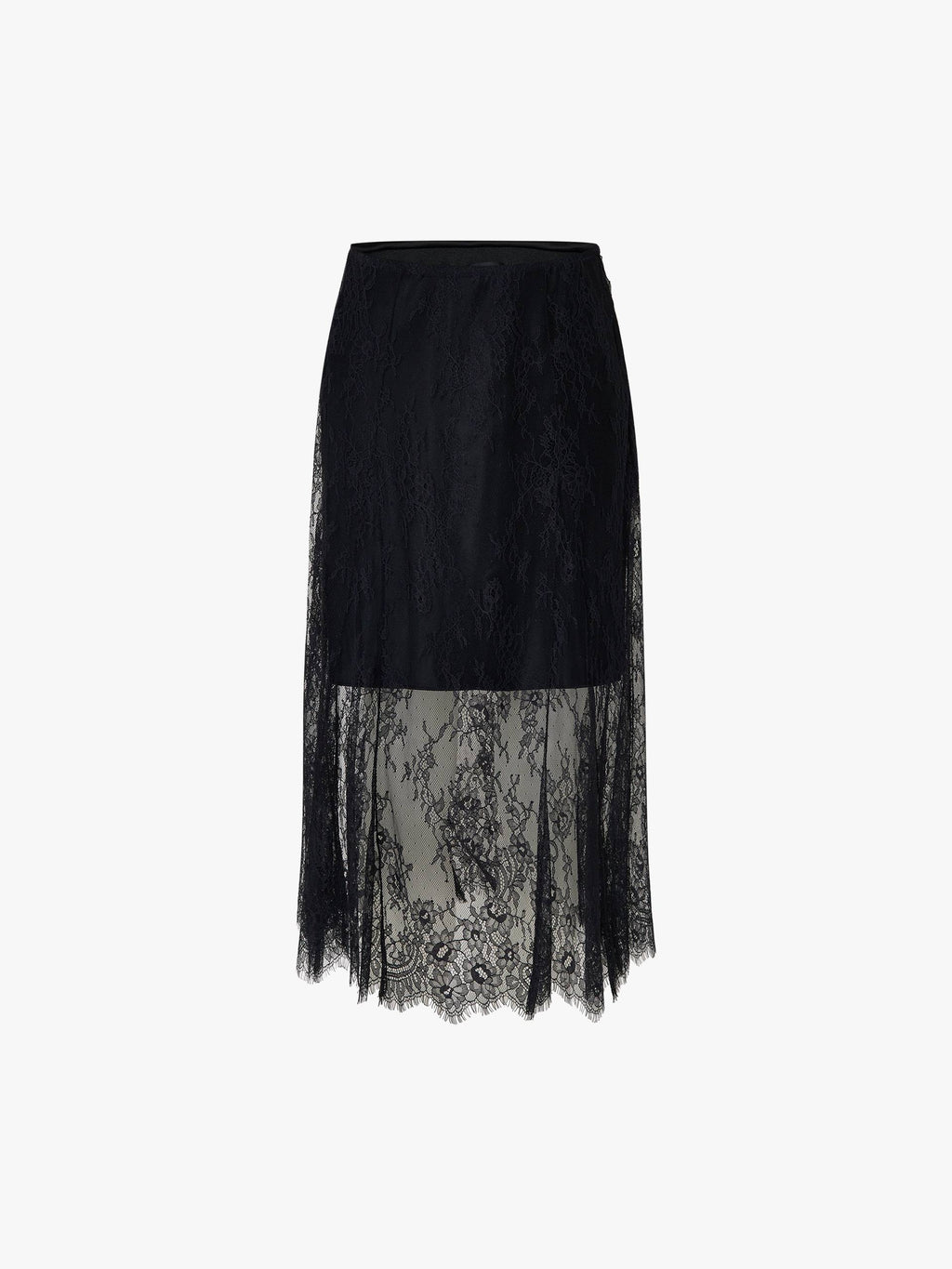 Tulle Detail Layered Skirt