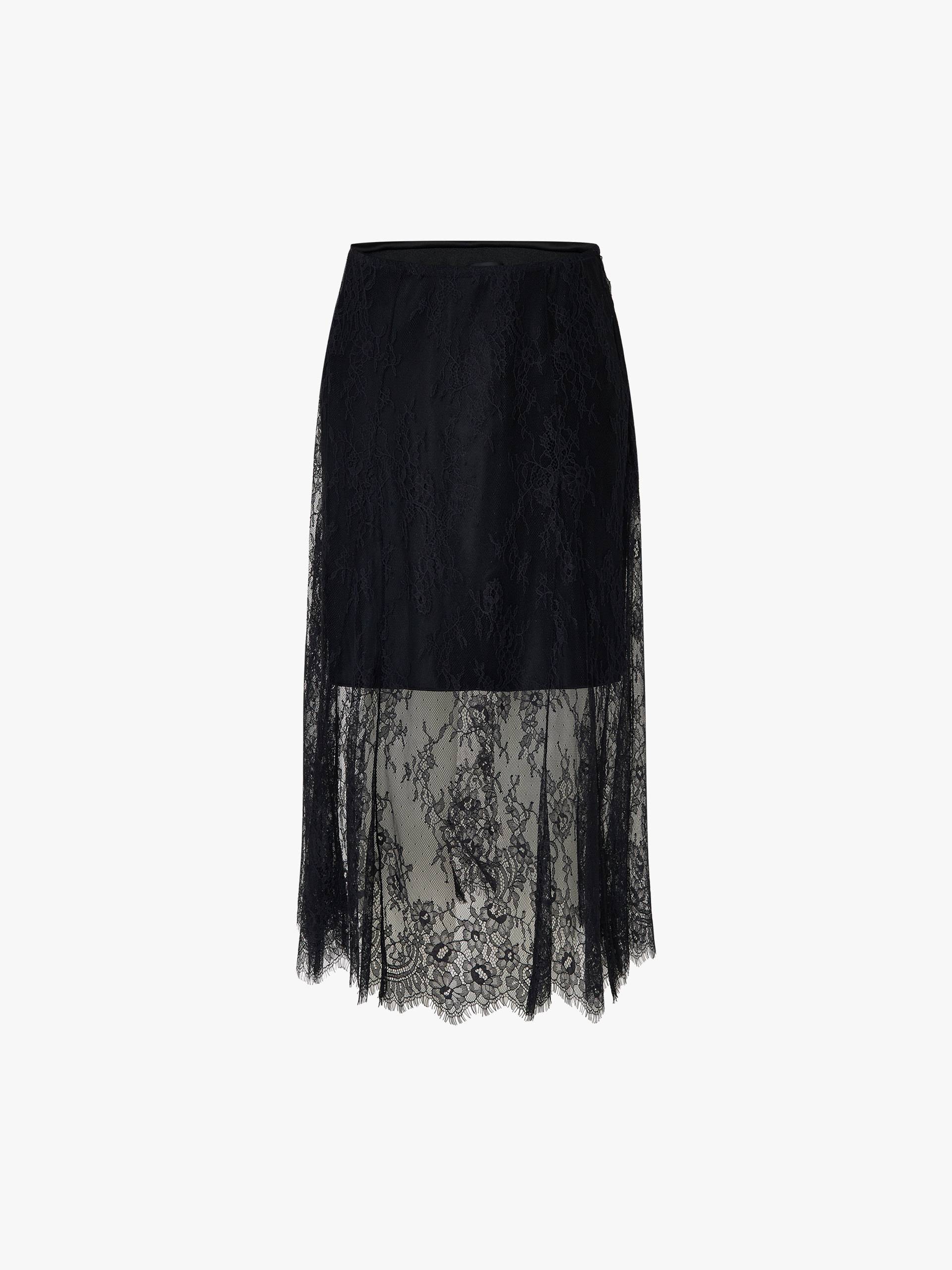 Tulle Detail Layered Skirt