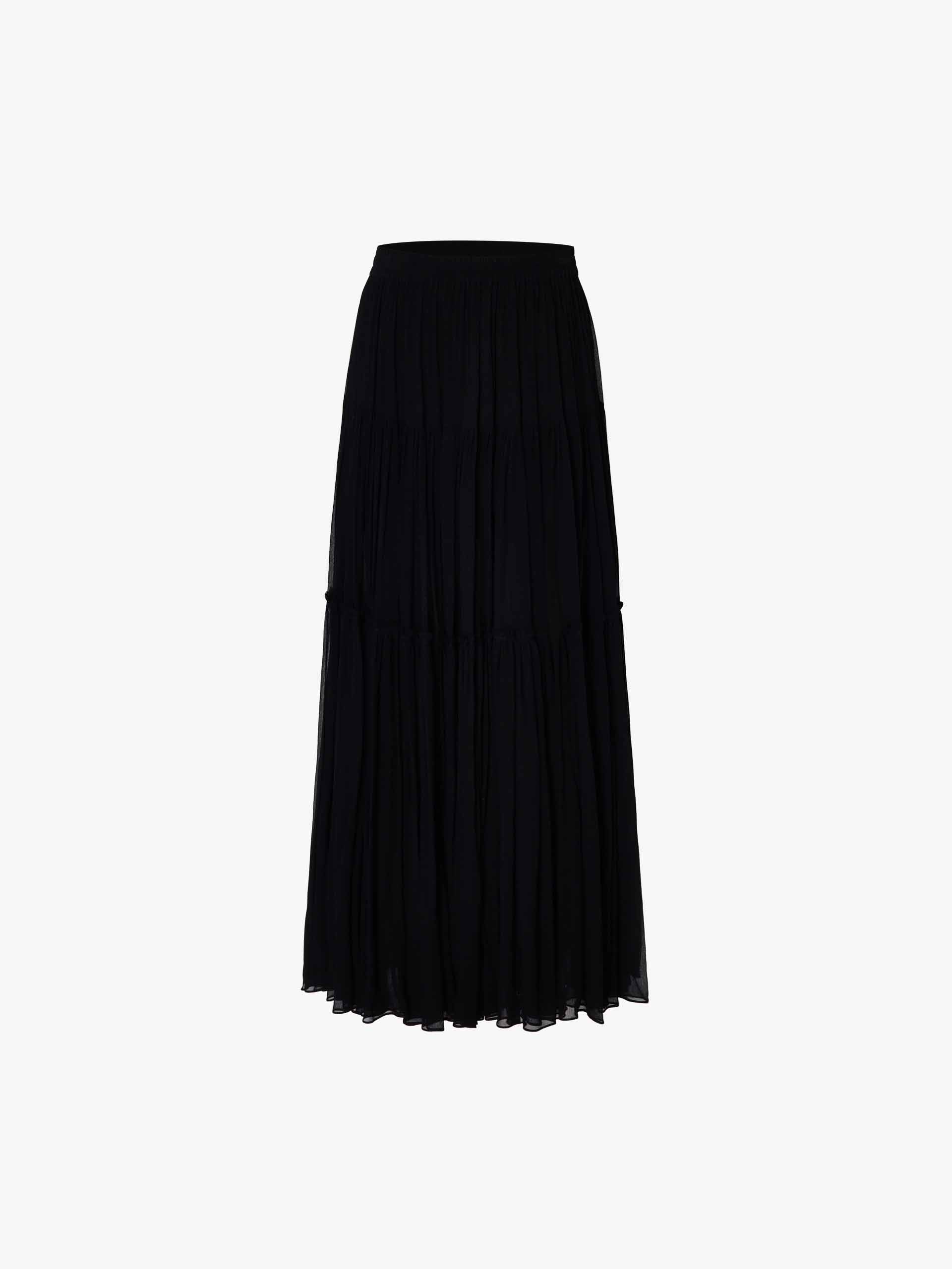 Semi-transparent Maxi Skirt