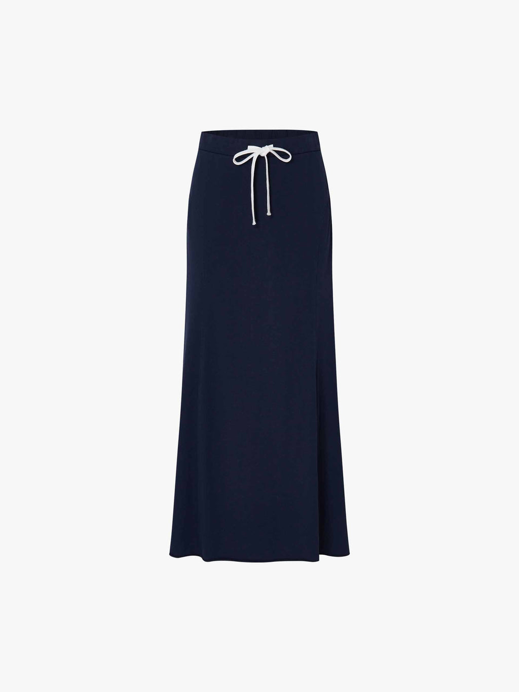 Raw Hem Drawstring Skirt