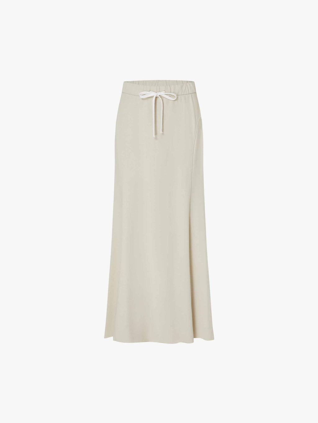 Raw Hem Drawstring Skirt