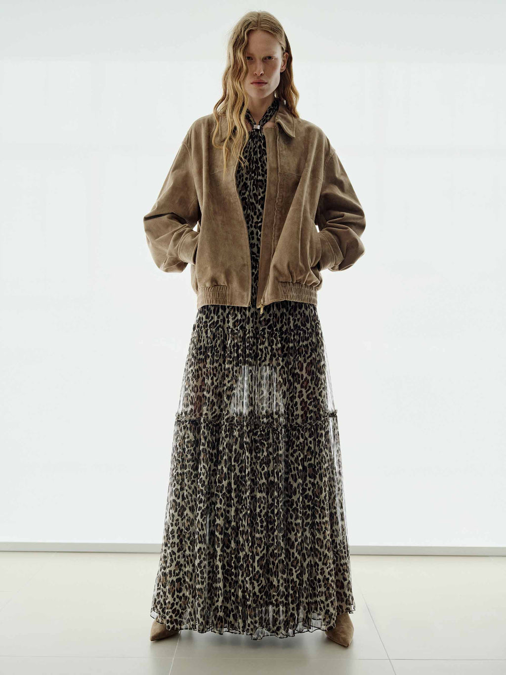 Tulle Leopard Print Skirt