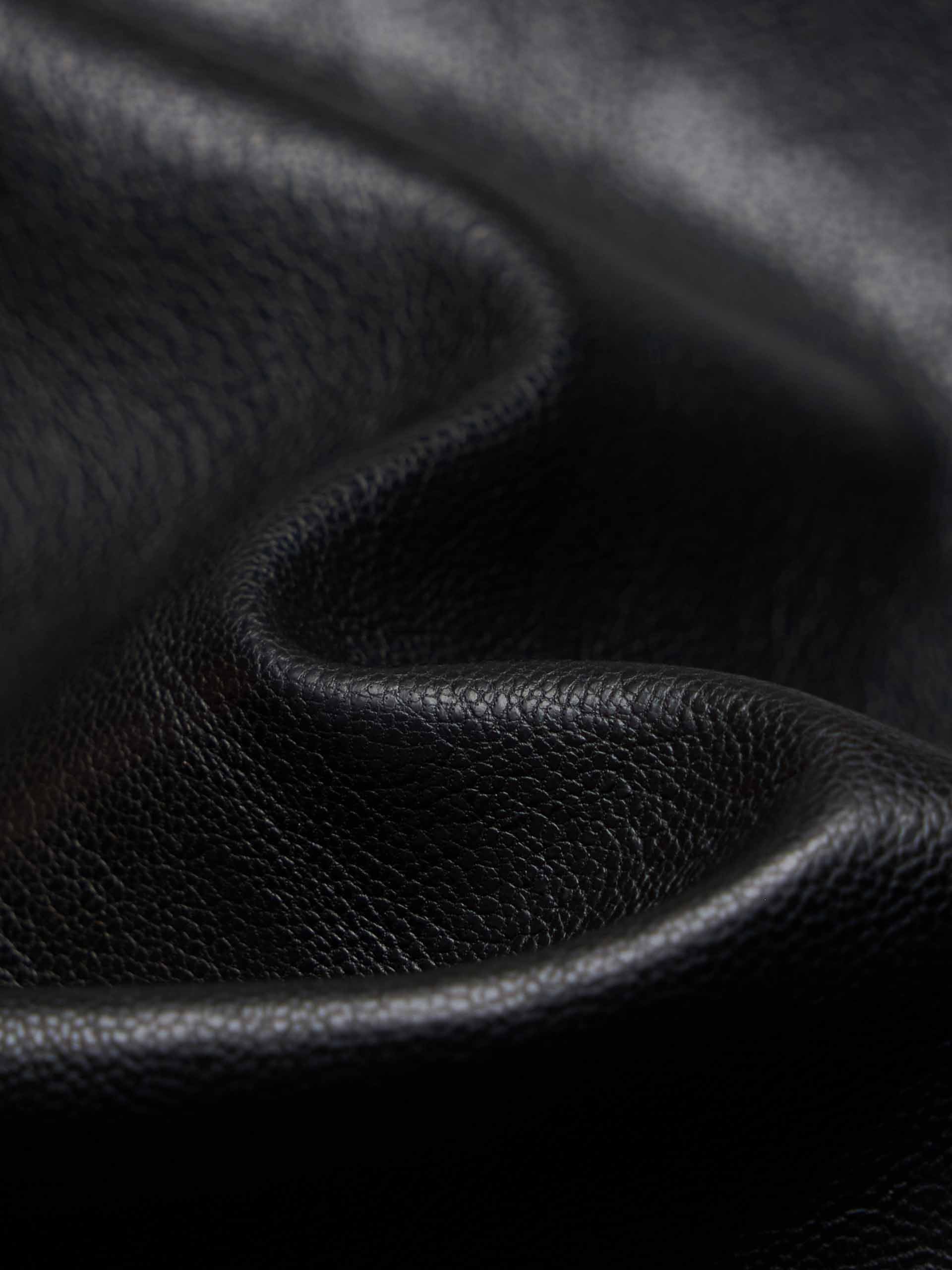 PU Leather Black Shorts