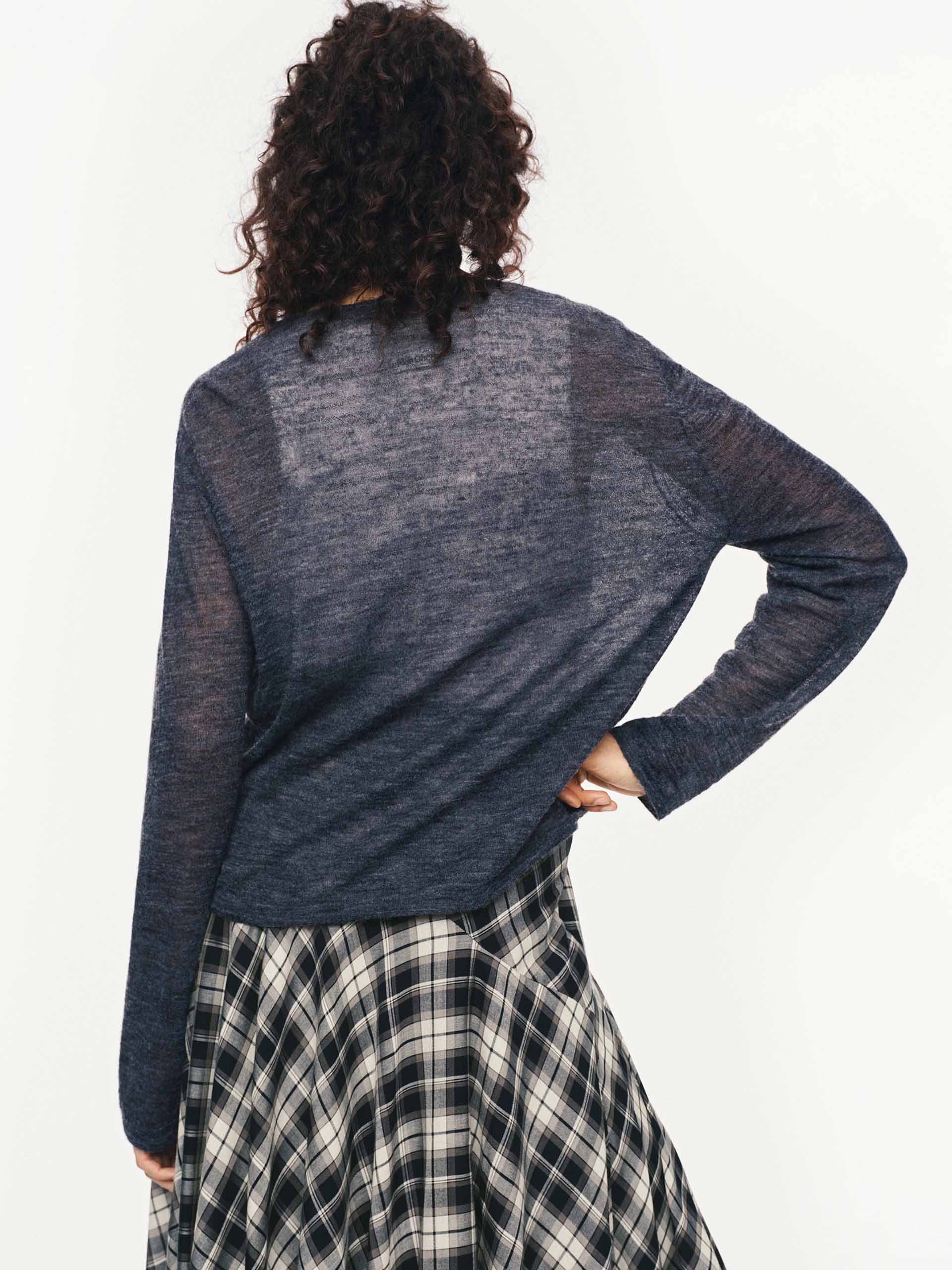 V-neck Knitted Sweater