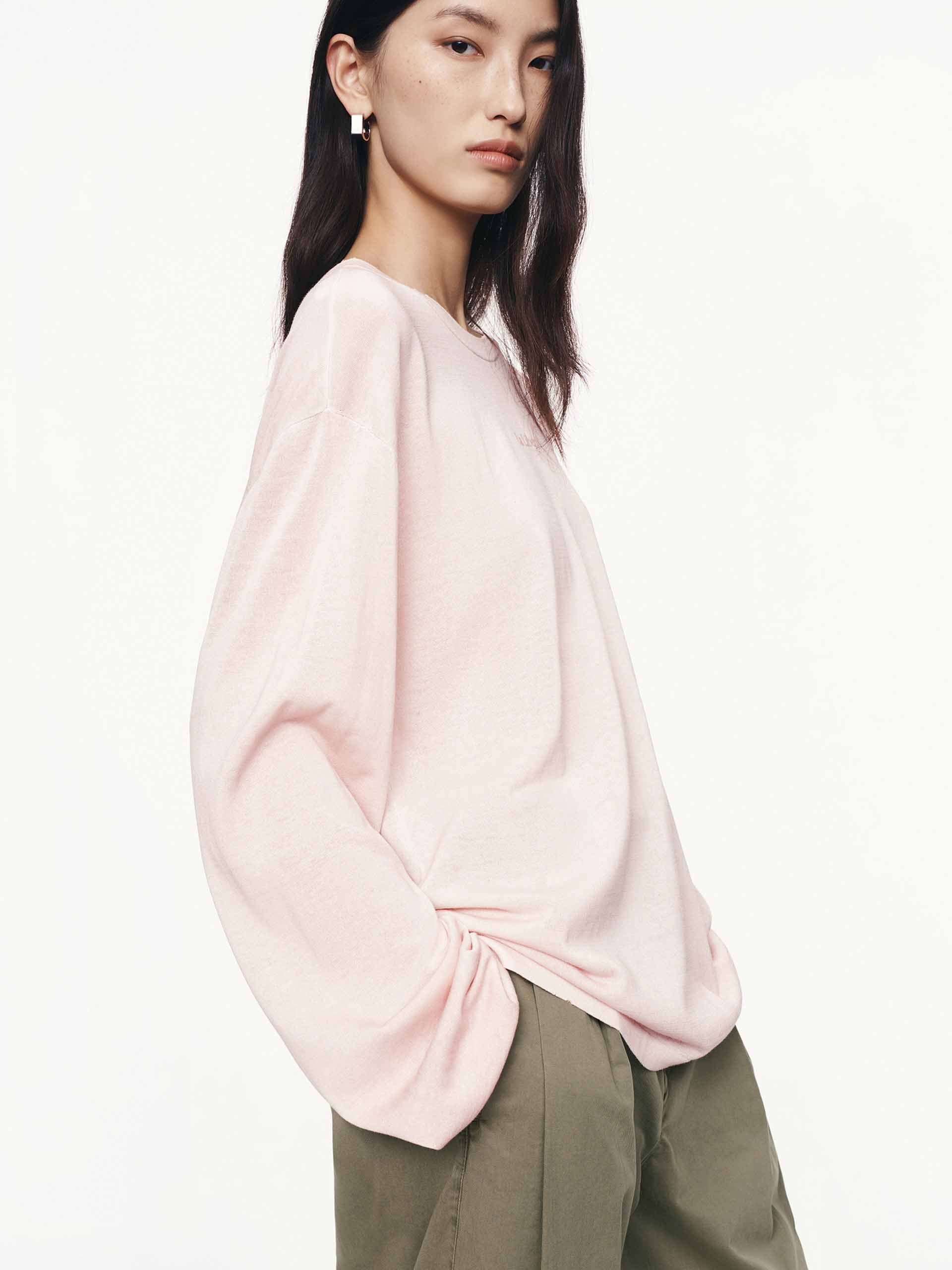 Distressed Collar Knit Sweater