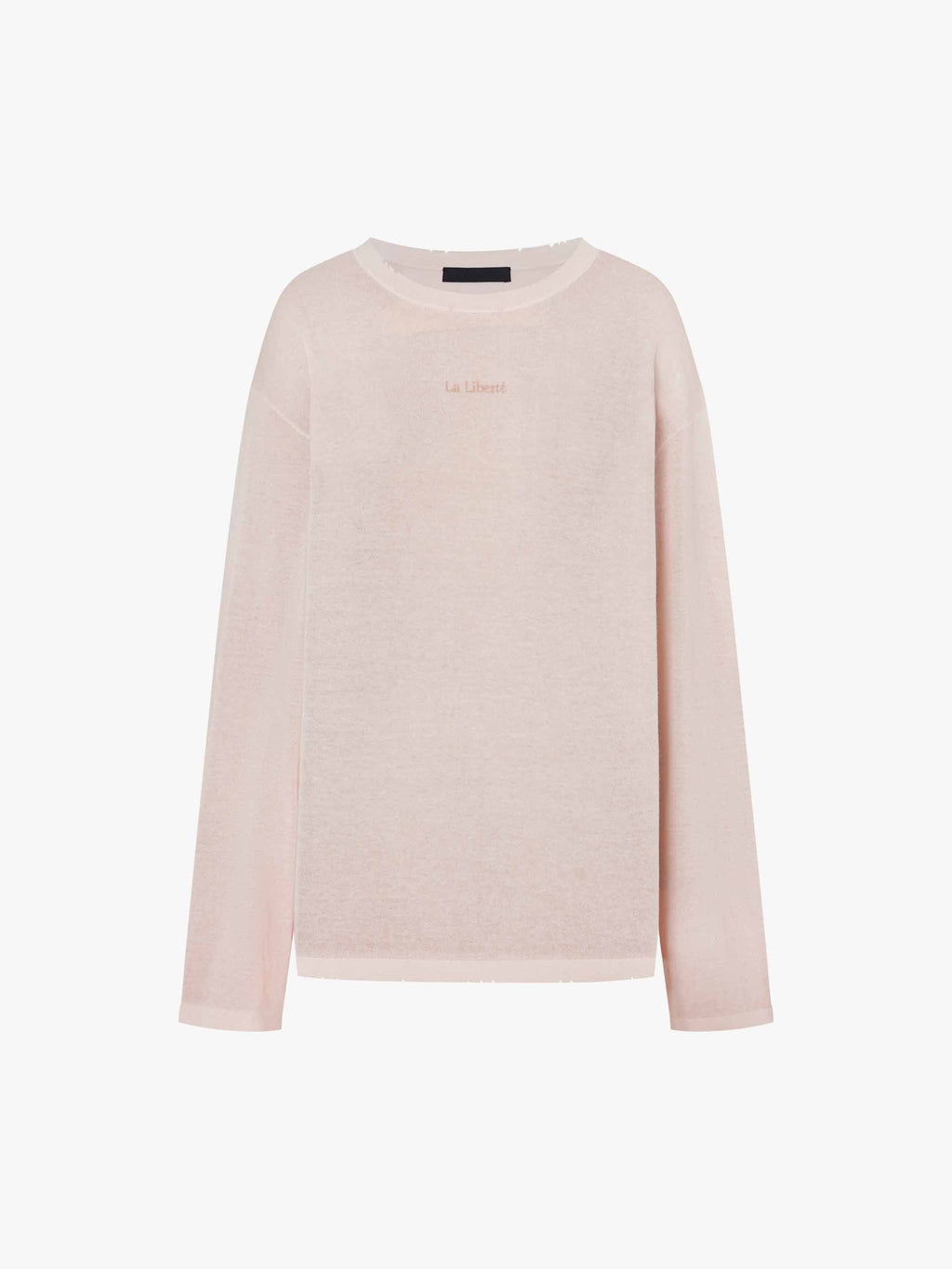 Distressed Collar Knit Sweater