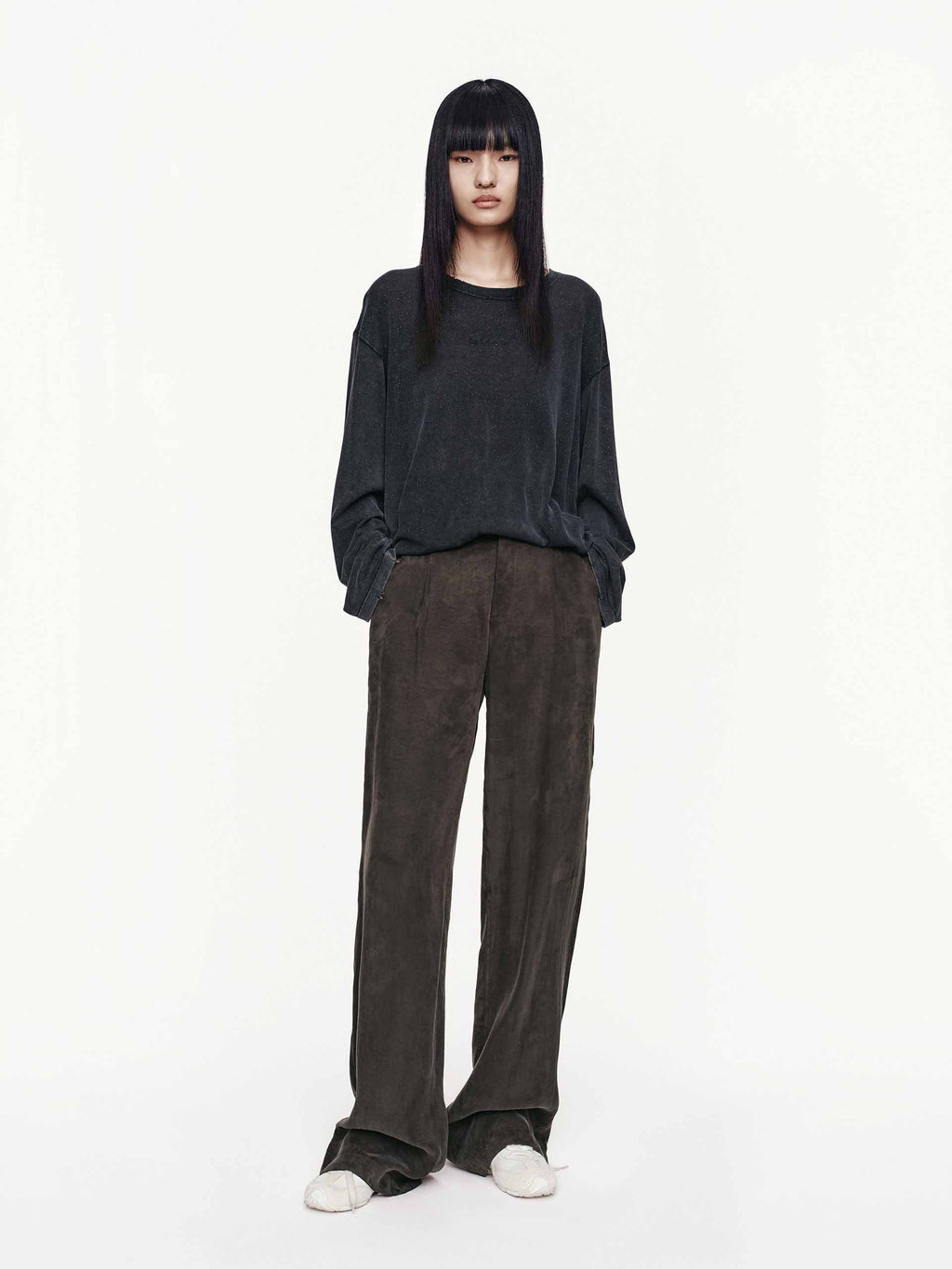 Distressed Collar Knit Sweater
