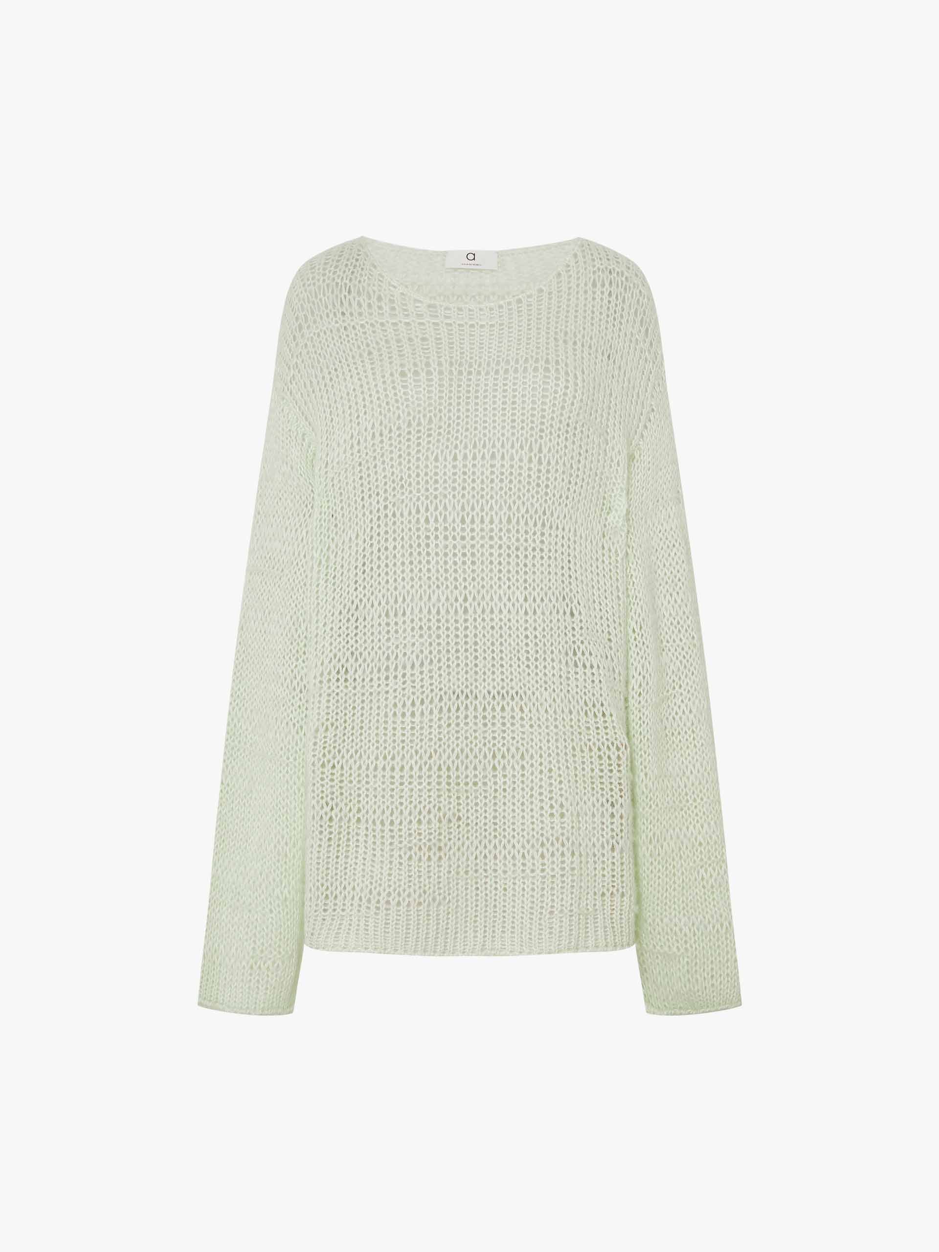 Included Linen Crochet Sweater