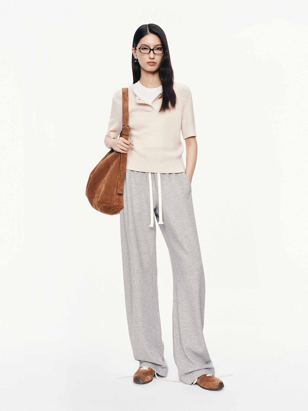 Round Neck Wool Top