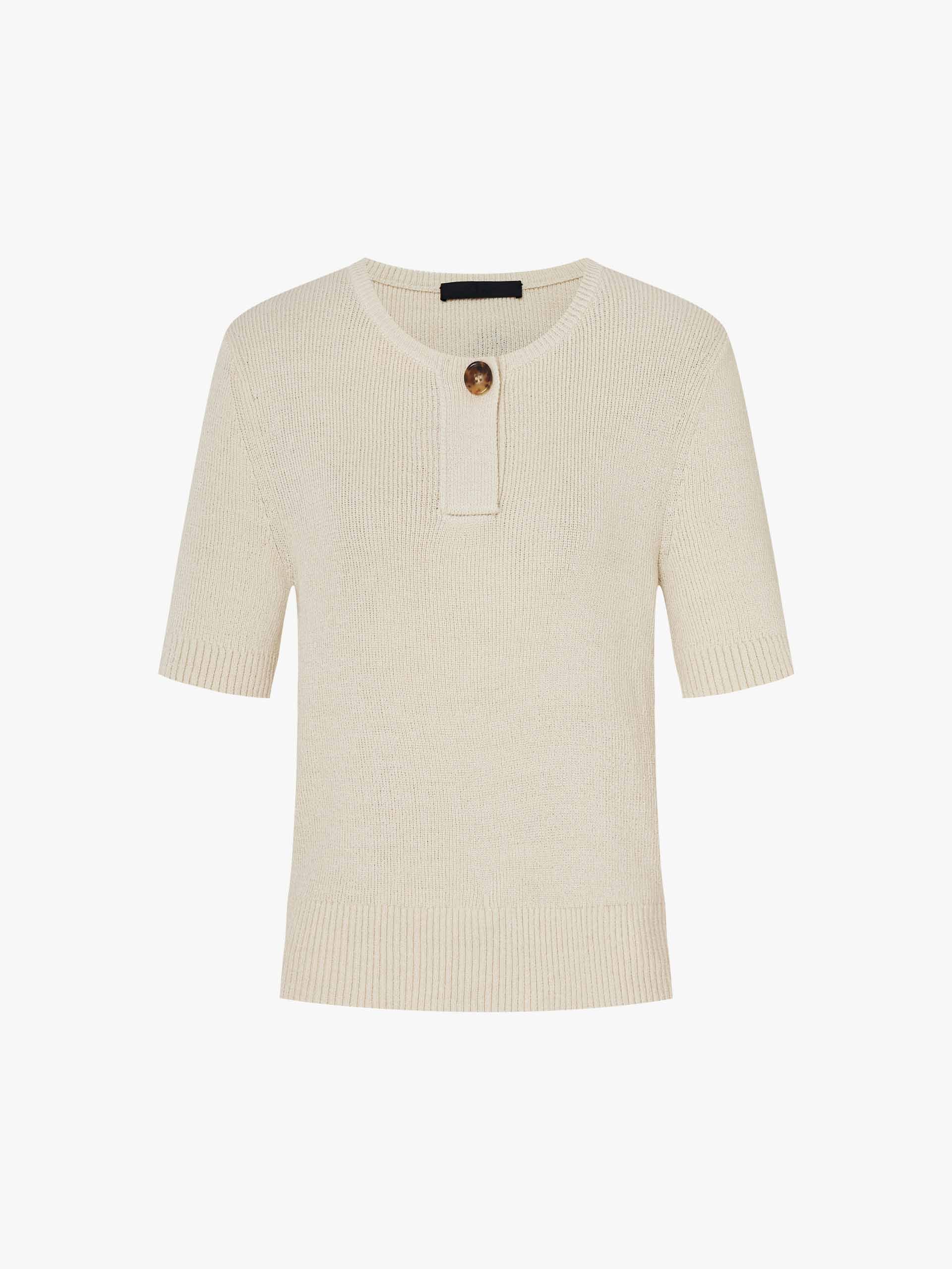 Round Neck Wool Top