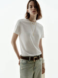 Short Sleeves White T-shirt