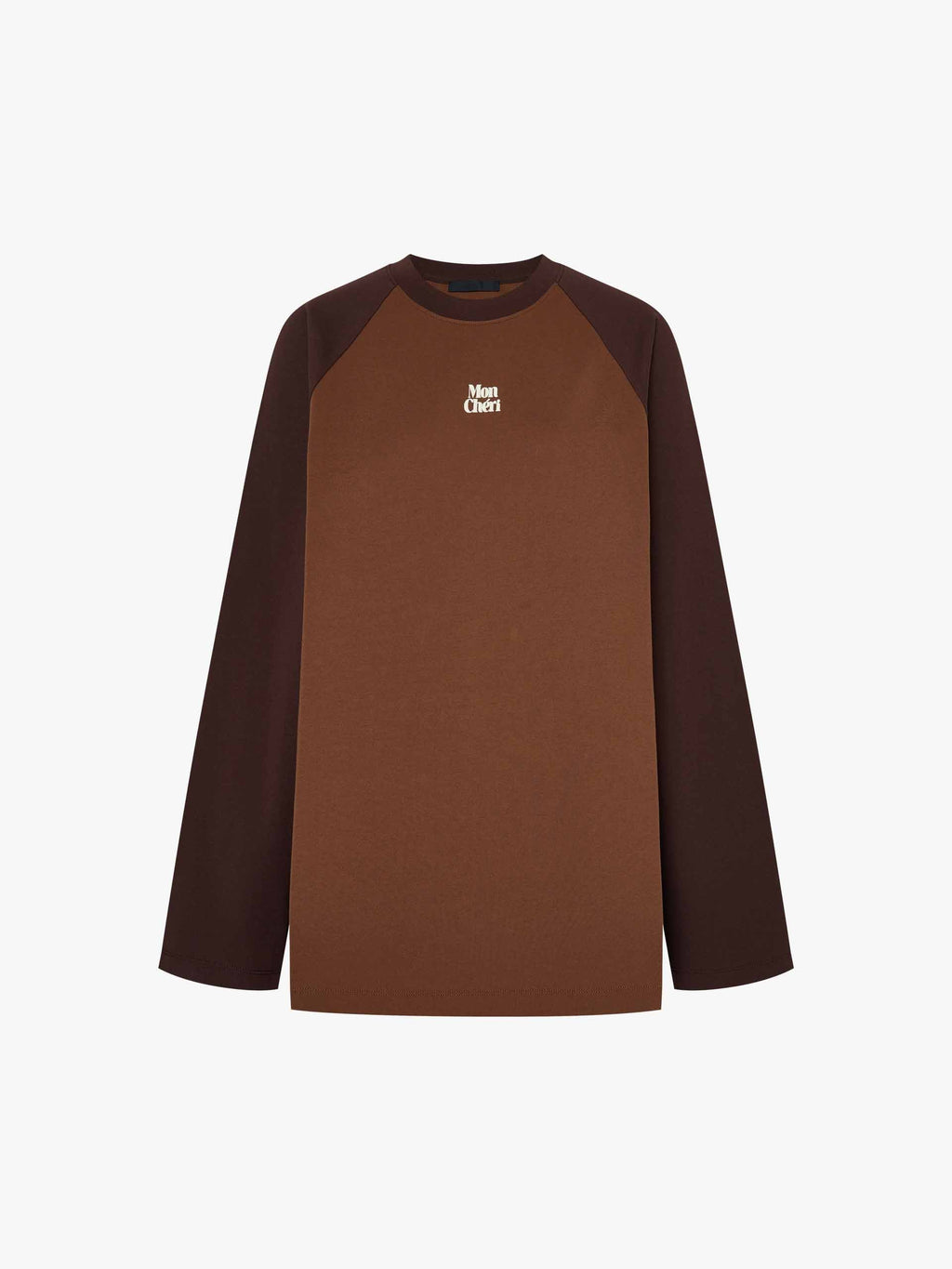 Contrast Raglan Sleeves T-shirt