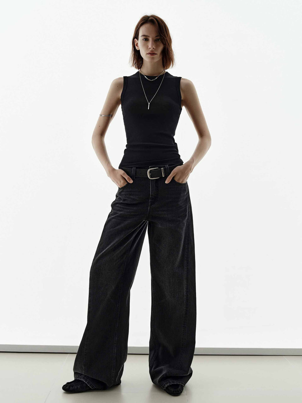 Wool Blend Sleeveless Top