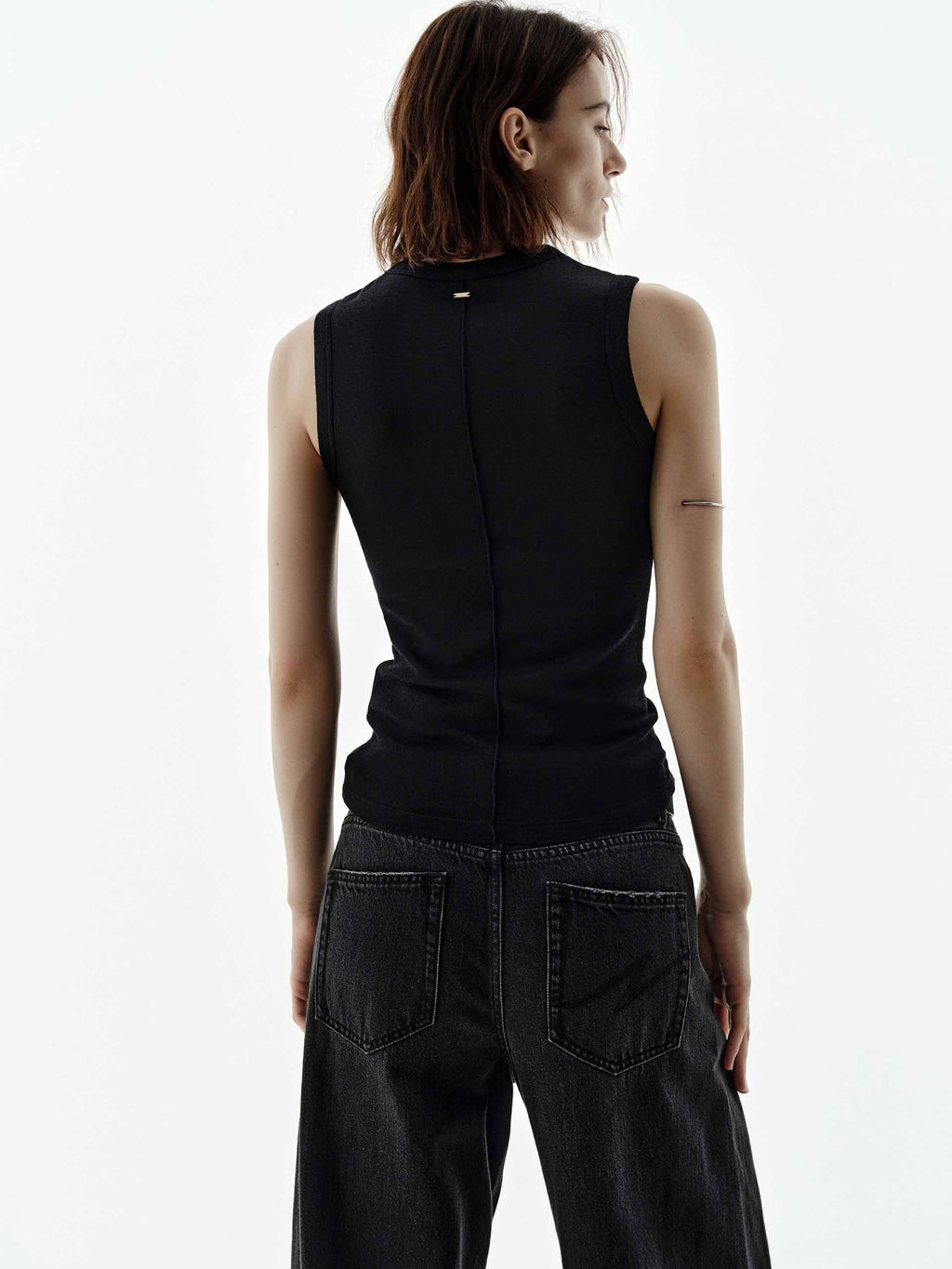 Wool Blend Sleeveless Top