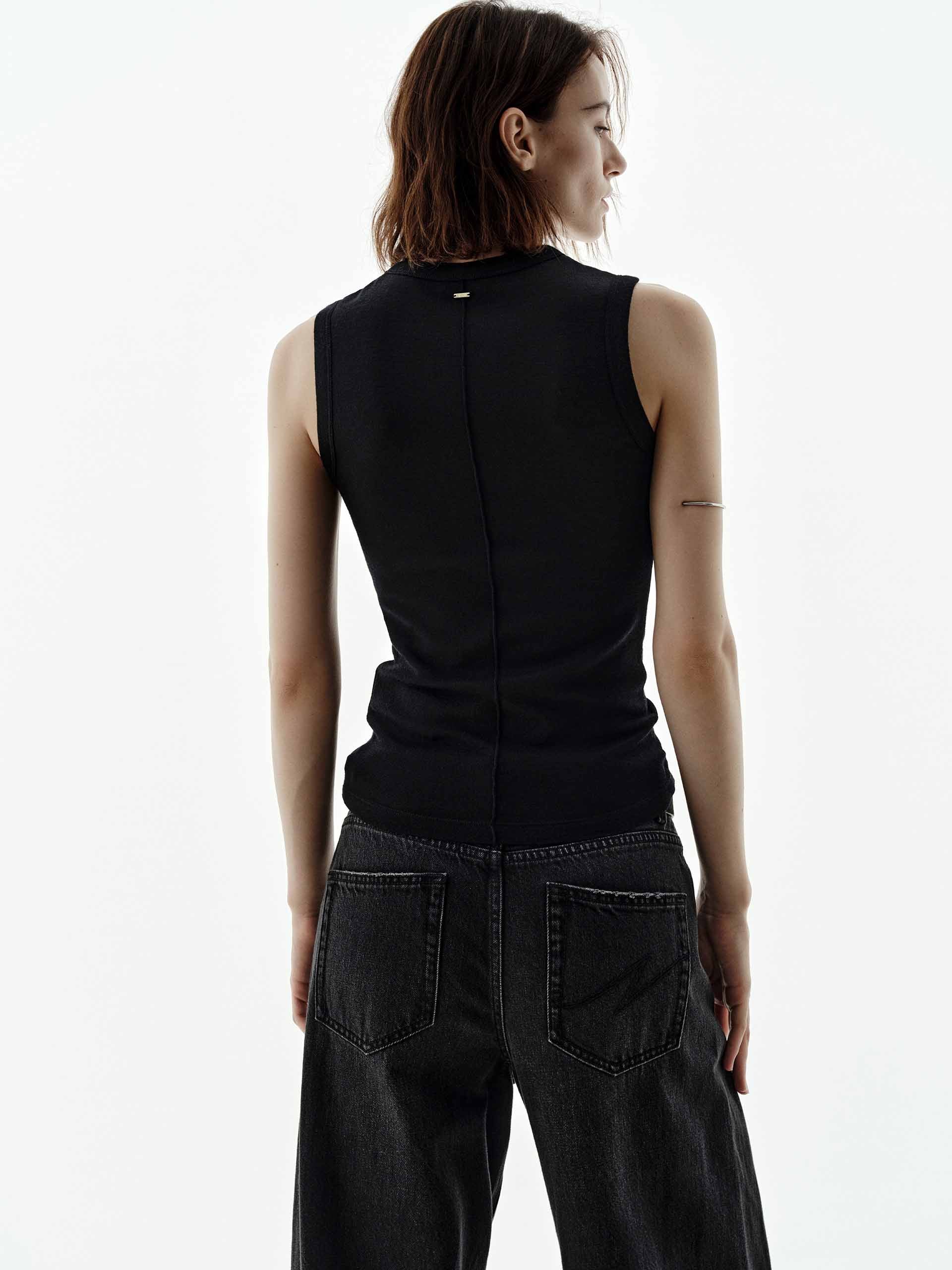 Wool Blend Sleeveless Top