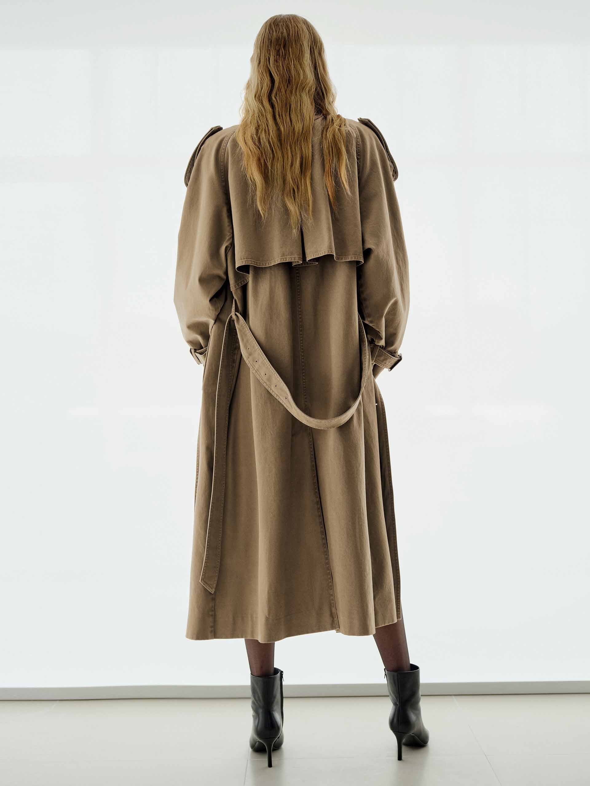 Double Breasted Trench Coat