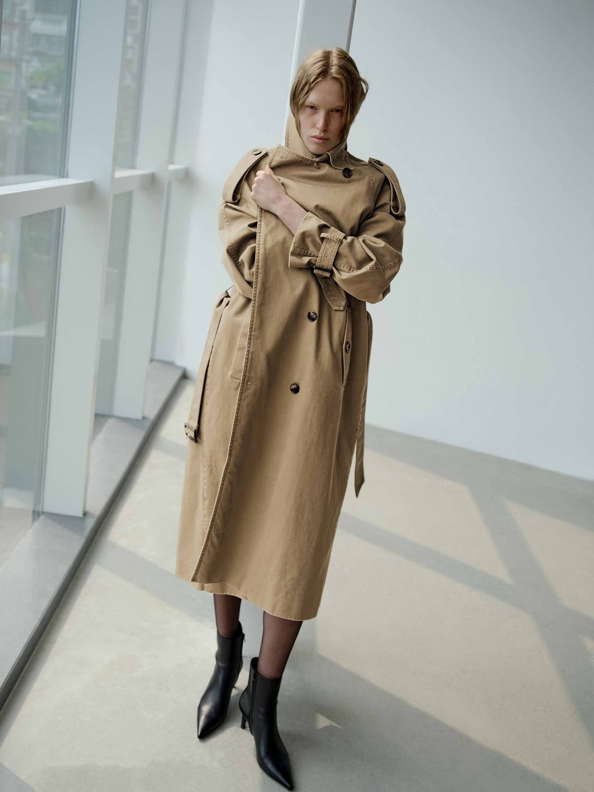 Double Breasted Trench Coat