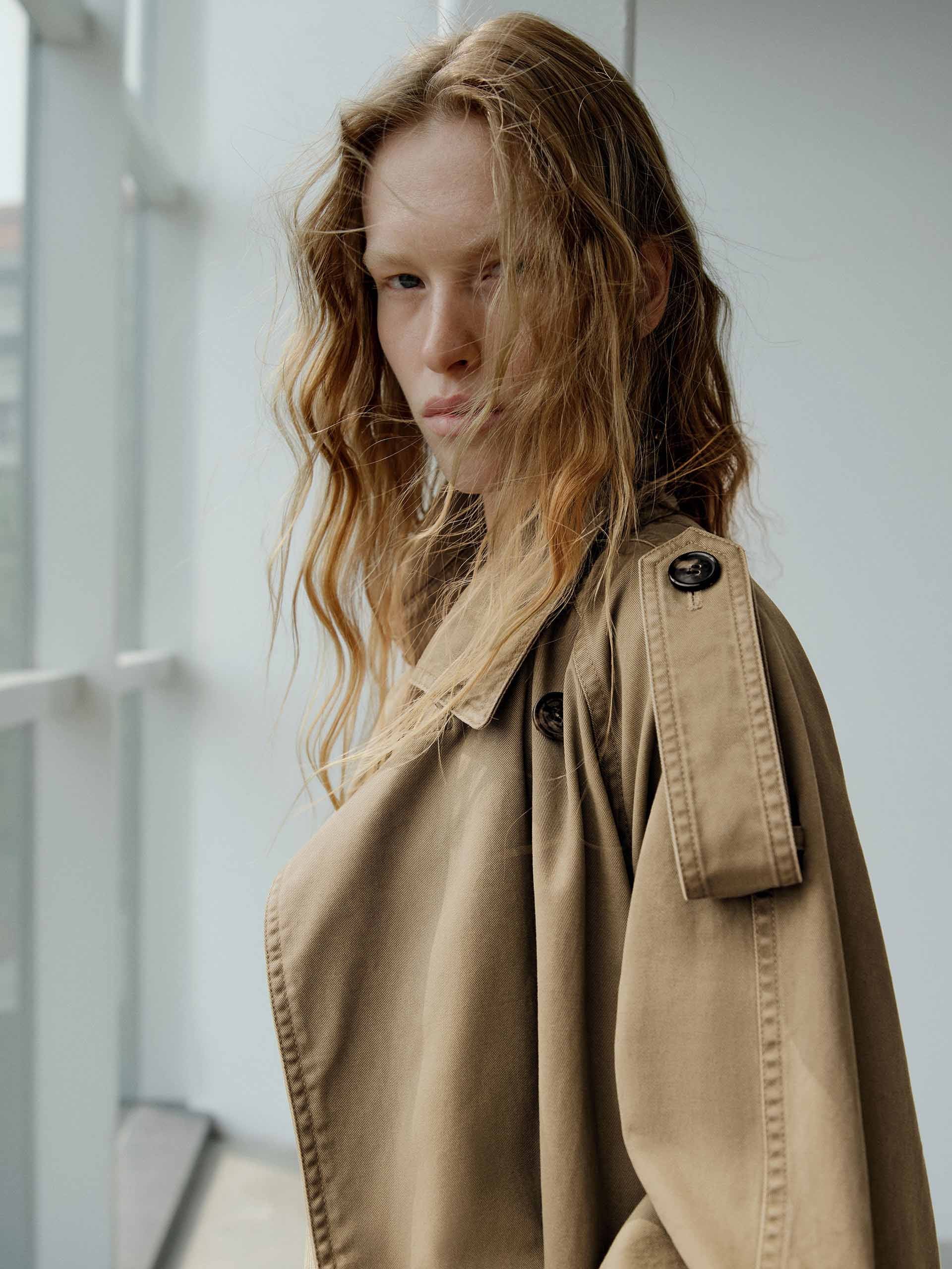 Double Breasted Trench Coat