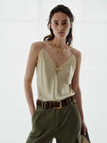 Silk Lace Tank Top