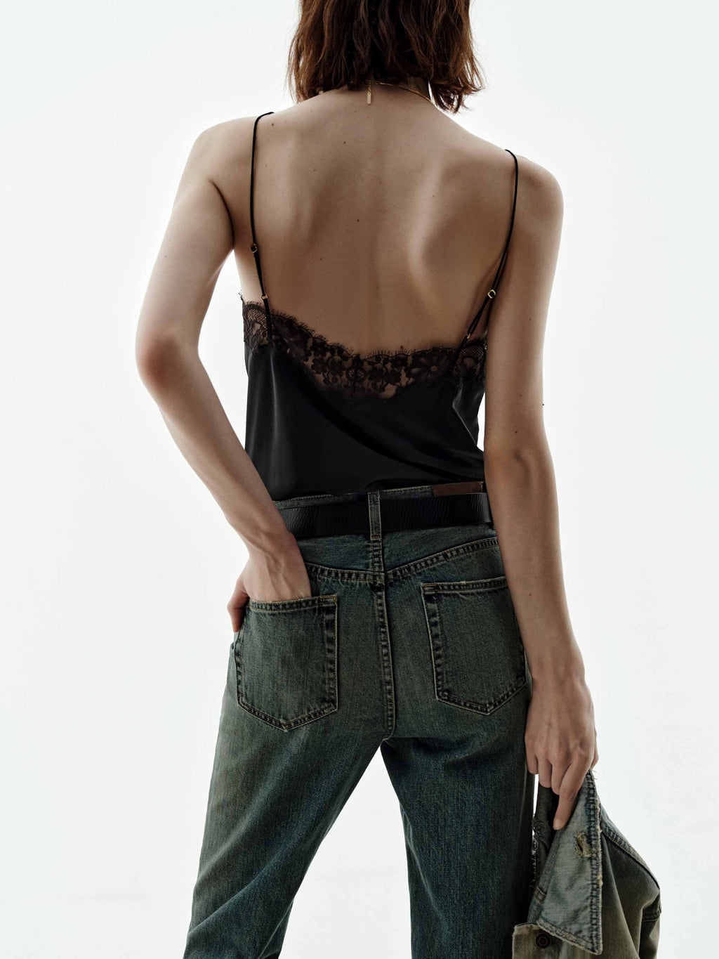 Silk Lace Tank Top