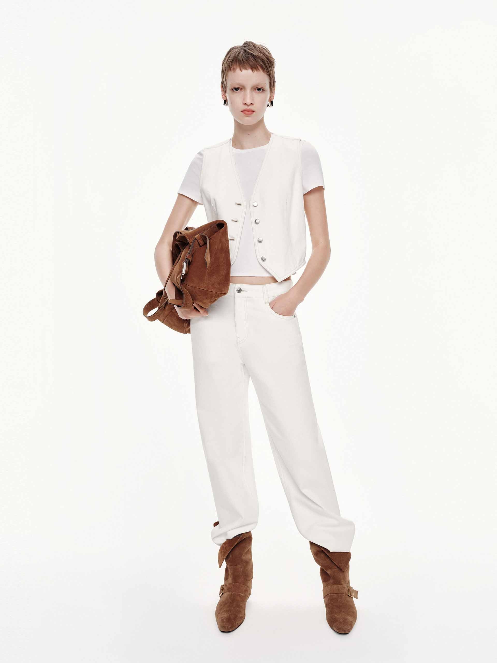 V-neck Button Waistcoat
