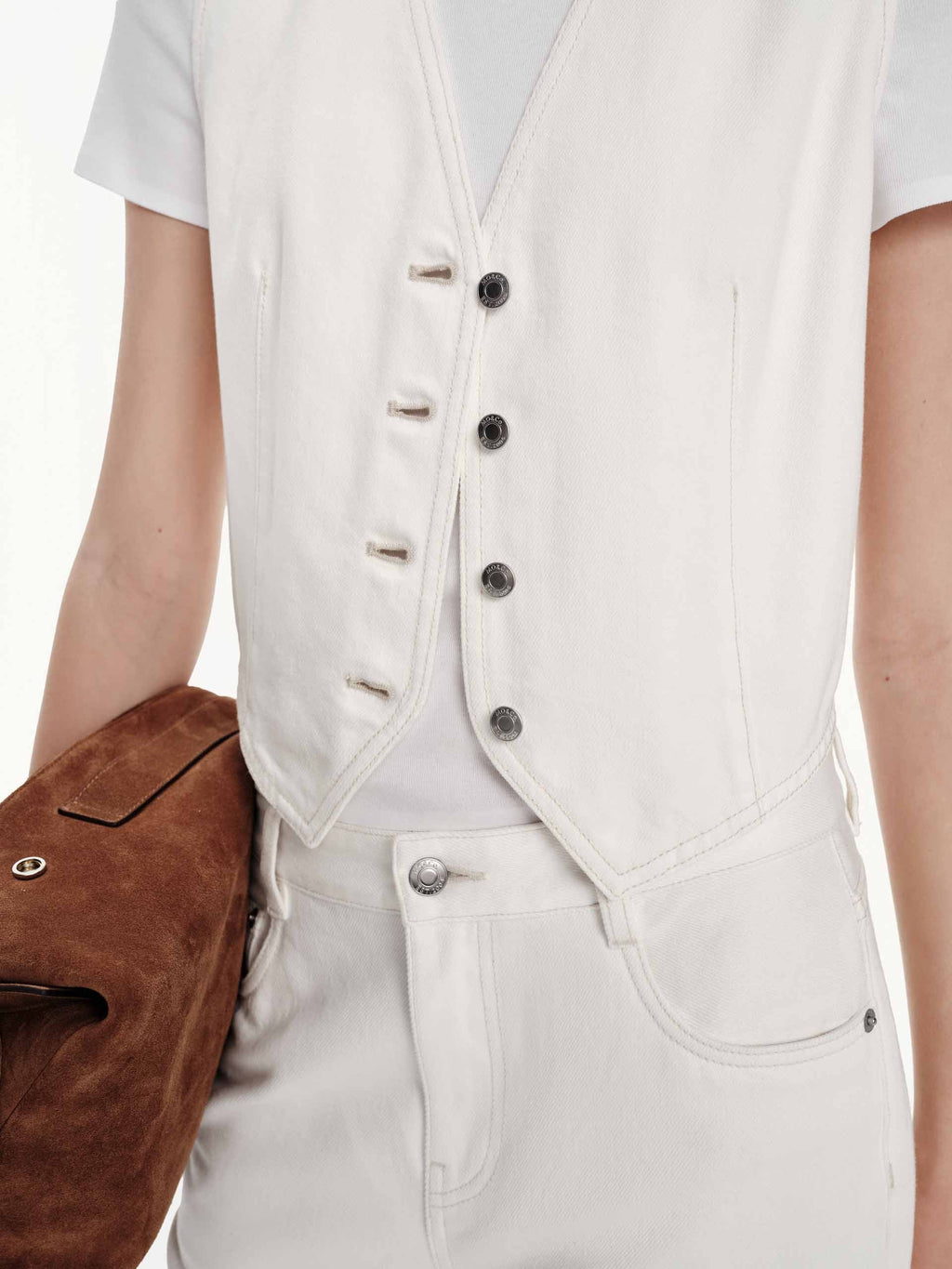 V-neck Button Waistcoat