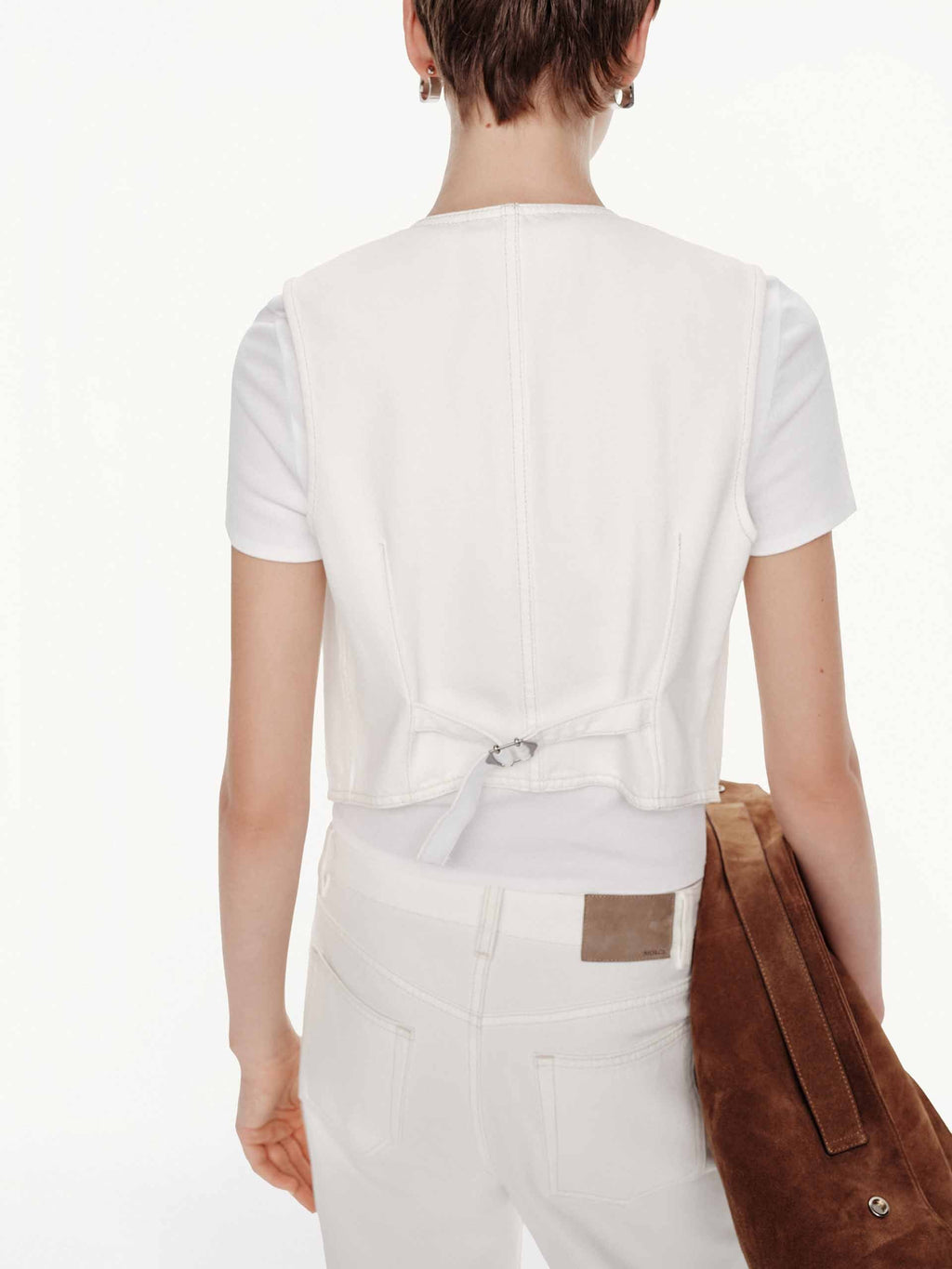 V-neck Button Waistcoat
