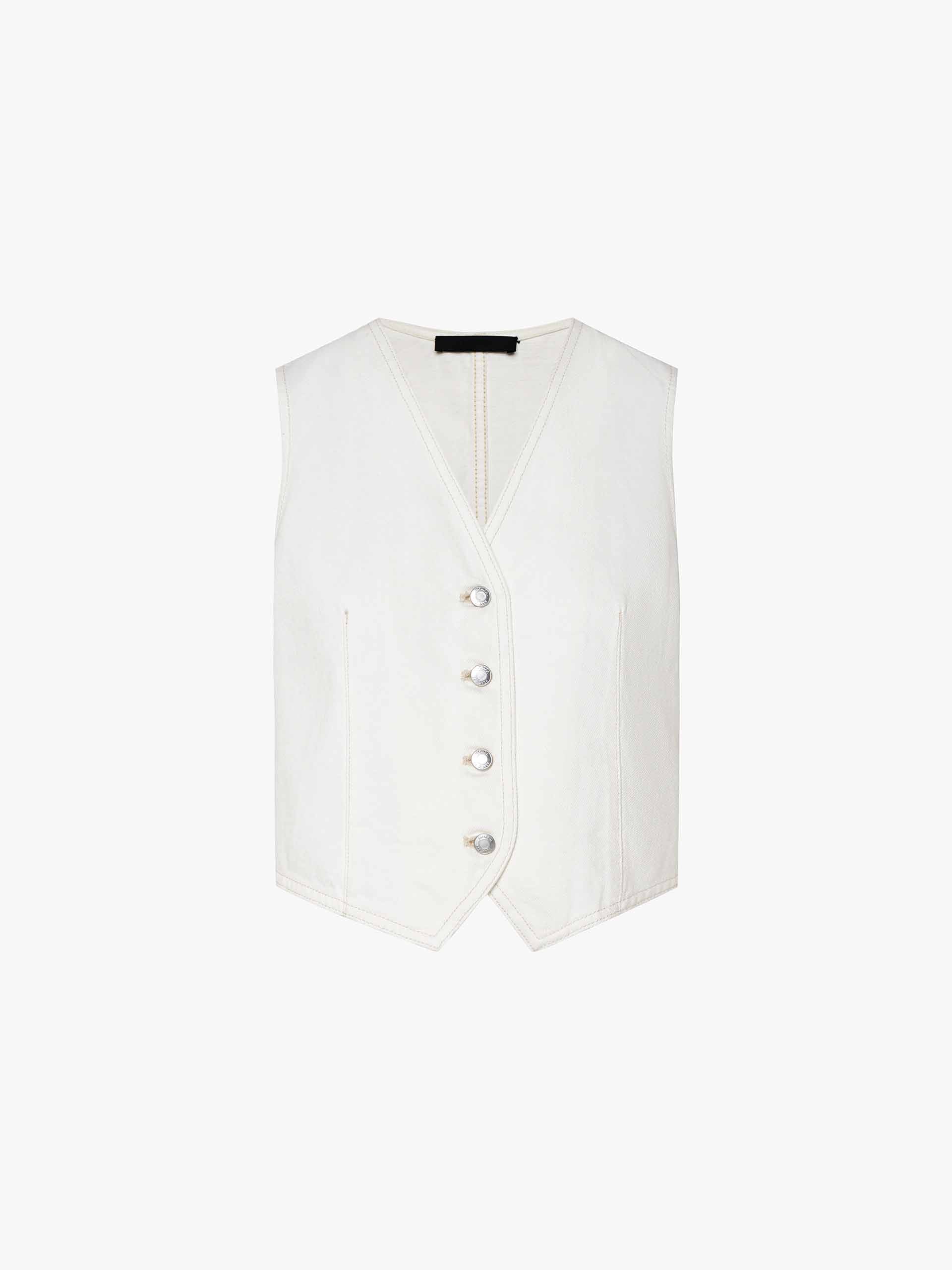 V-neck Button Waistcoat
