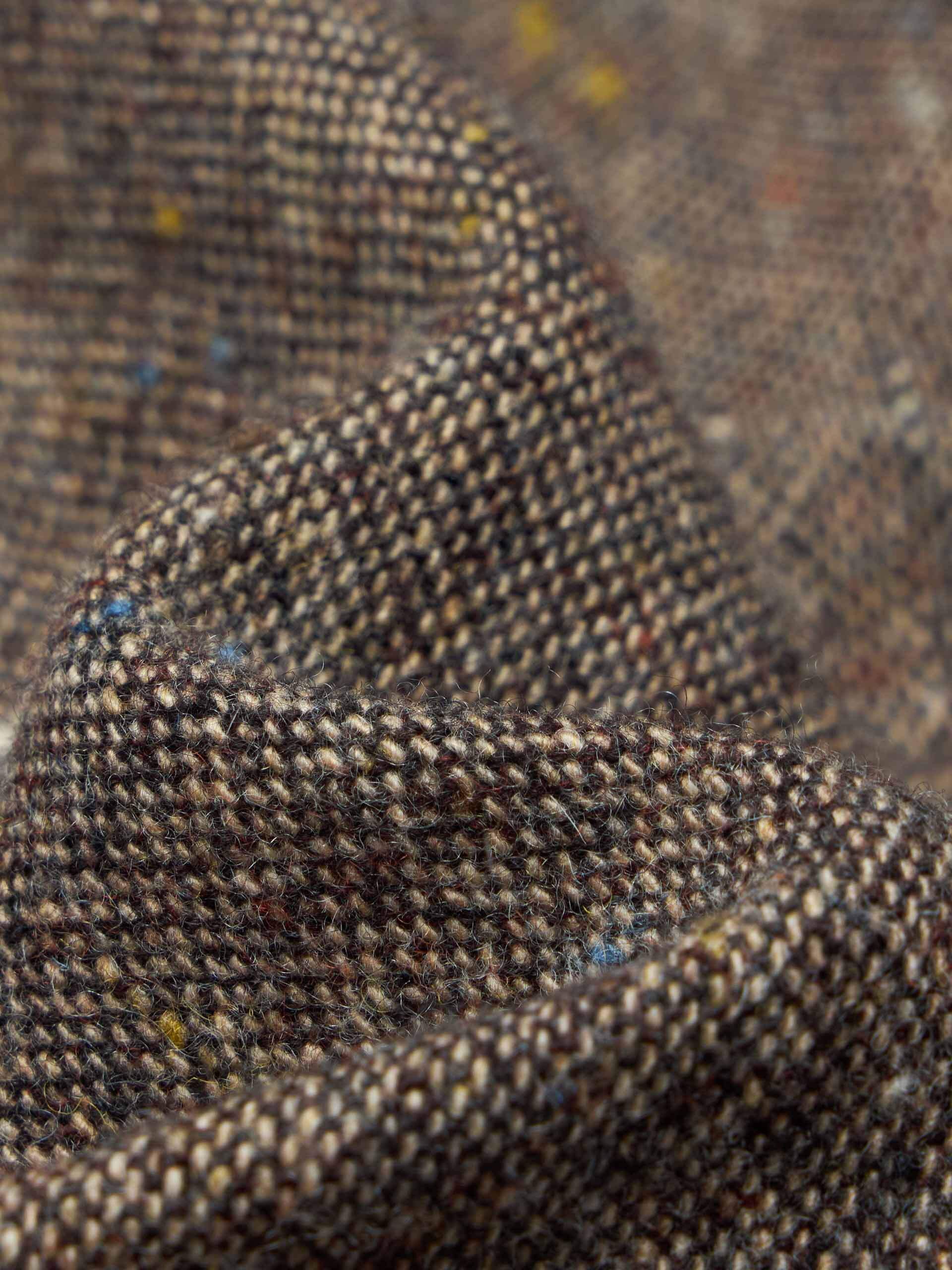 Wool Blend Donegal Tweed Blazer