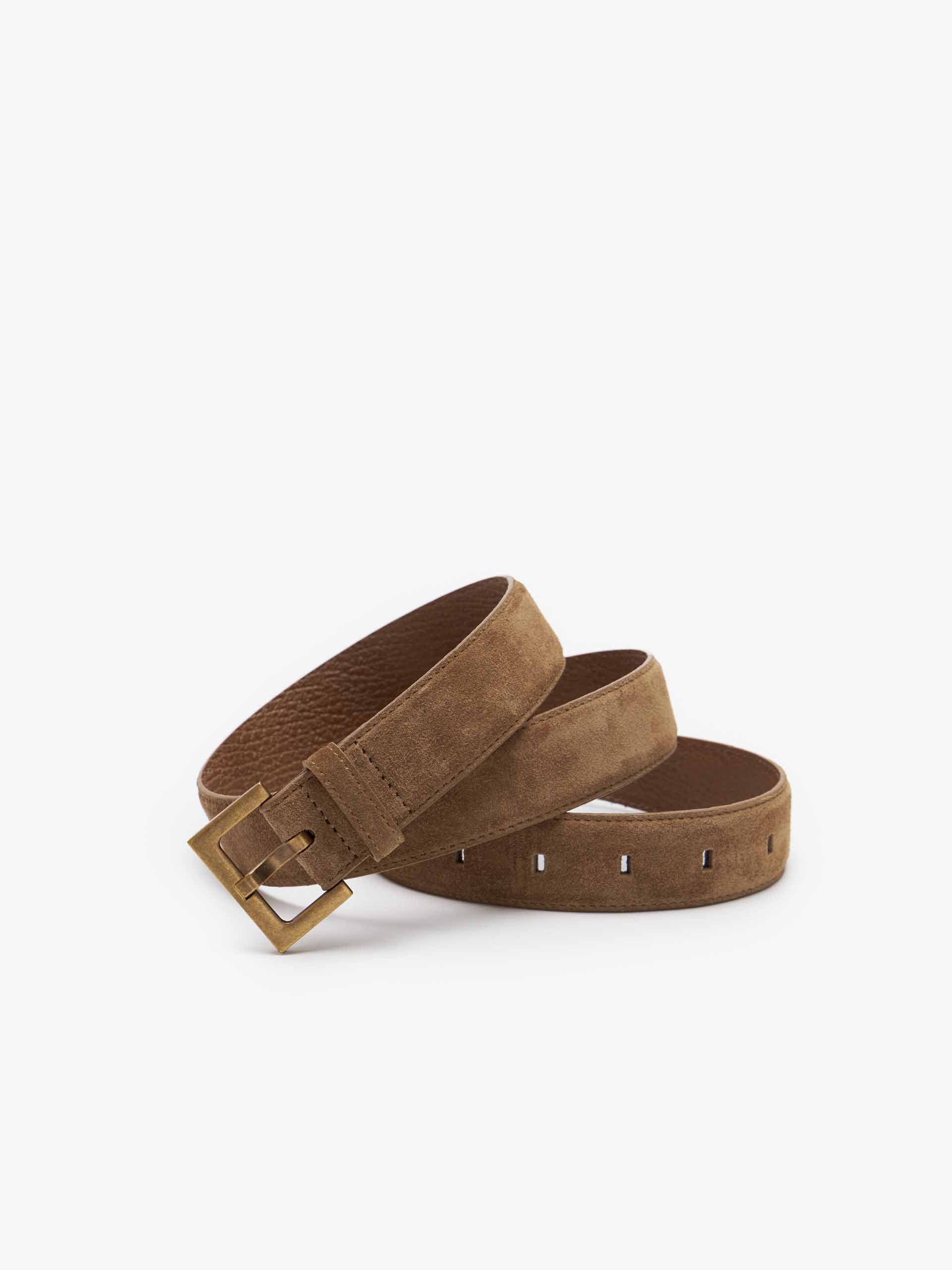 Suede Leather Belt